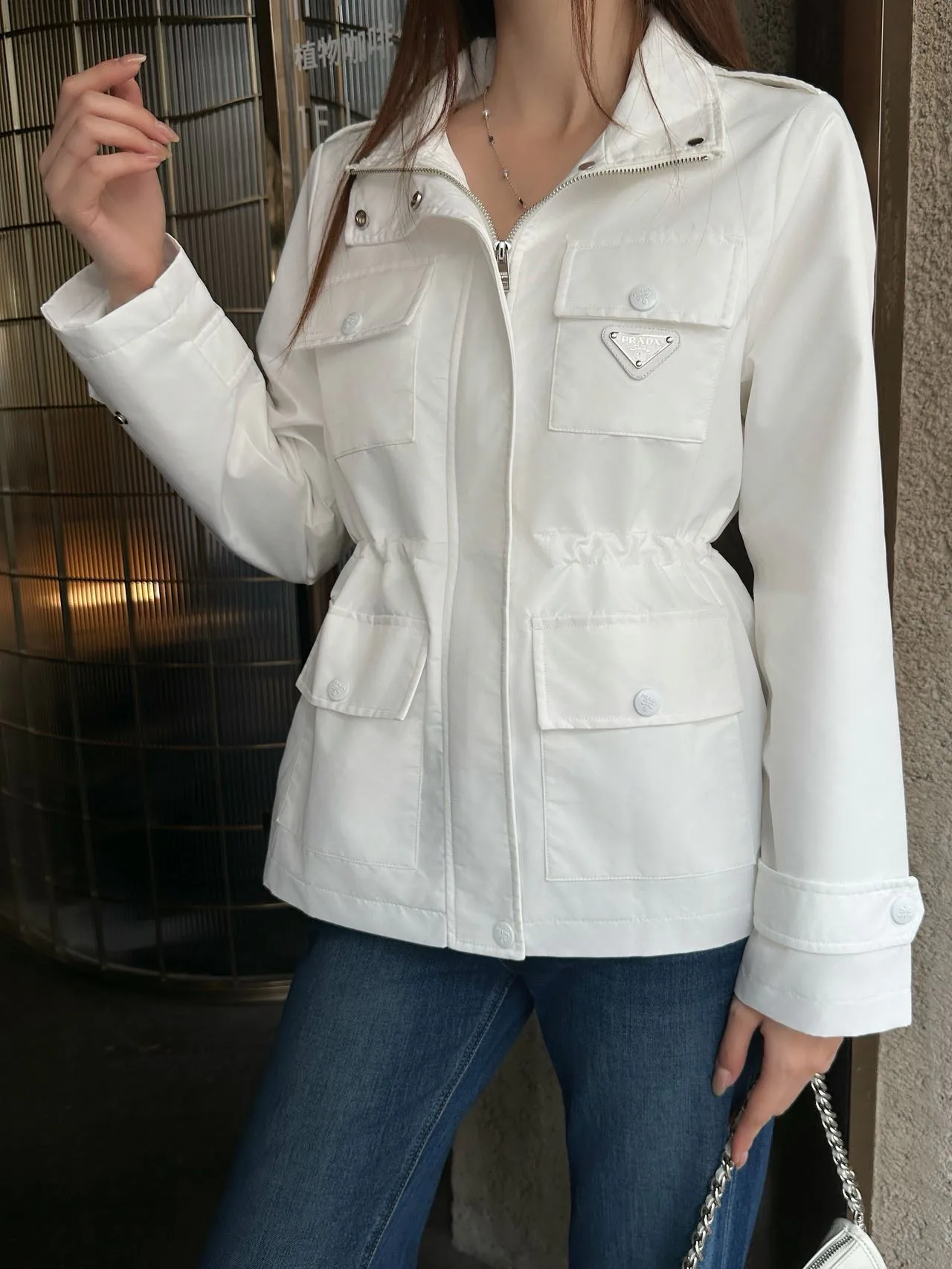Куртки И Пуховики Женские Prada 17988136