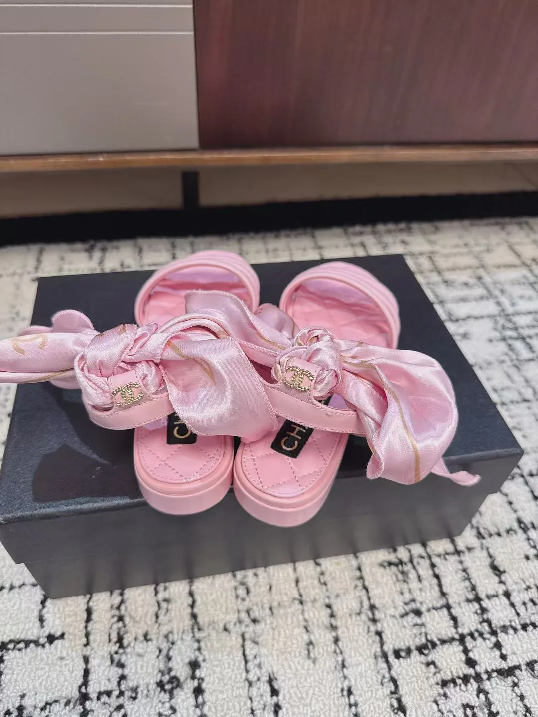 Сандалии Женские Chanel 496244