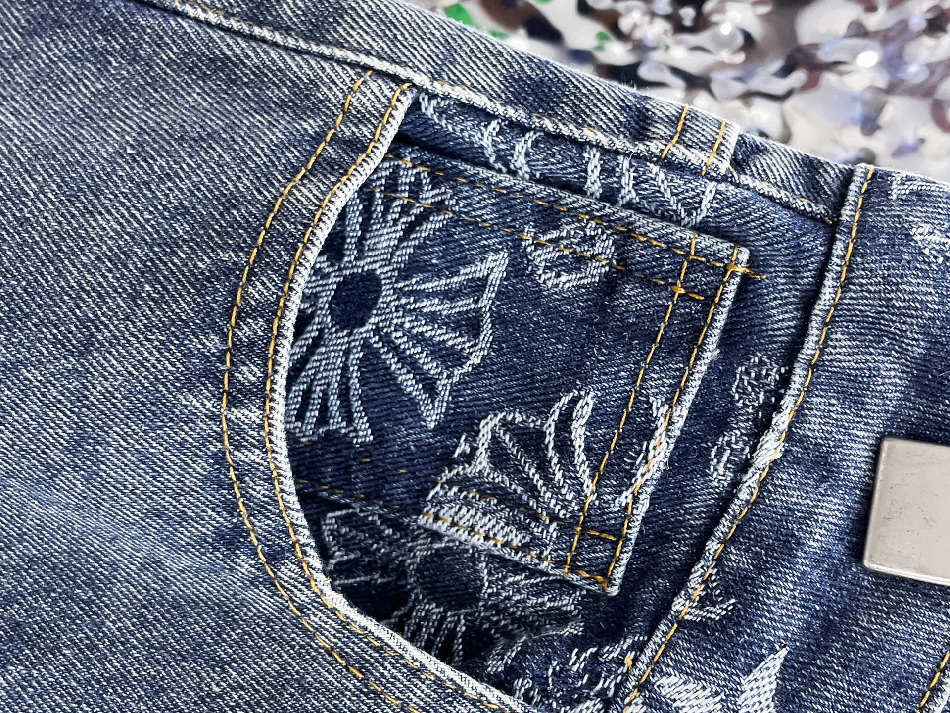 Джинсы Женские Chrome Hearts 6060165
