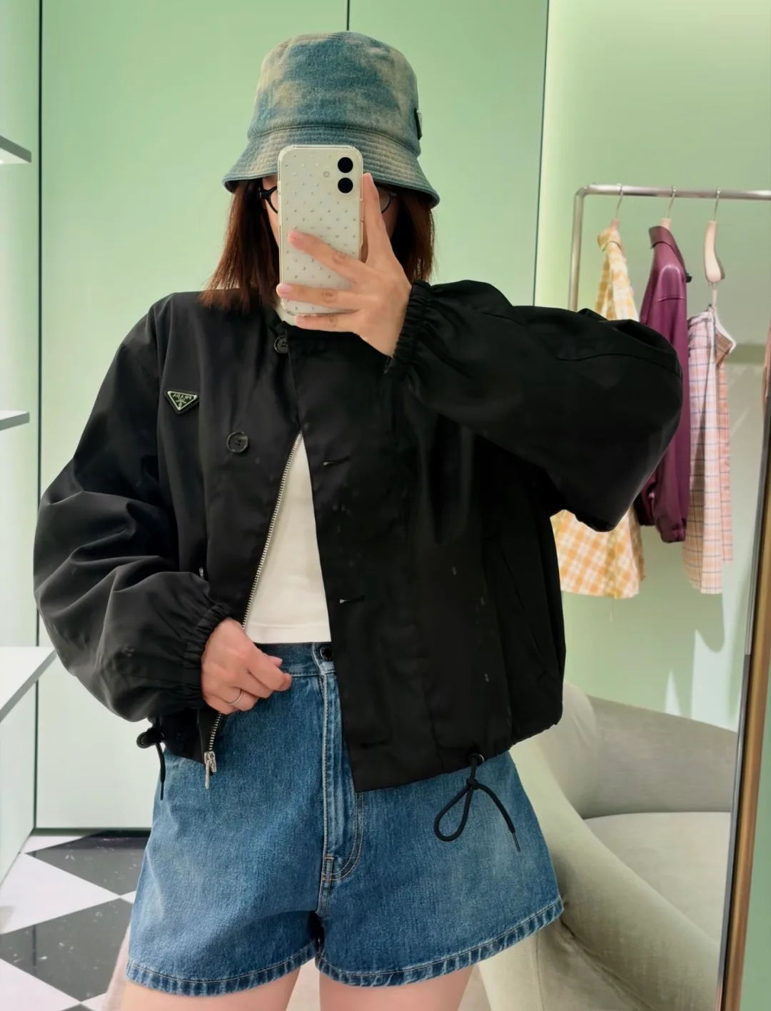 Куртки И Пуховики Женские Prada 17995957