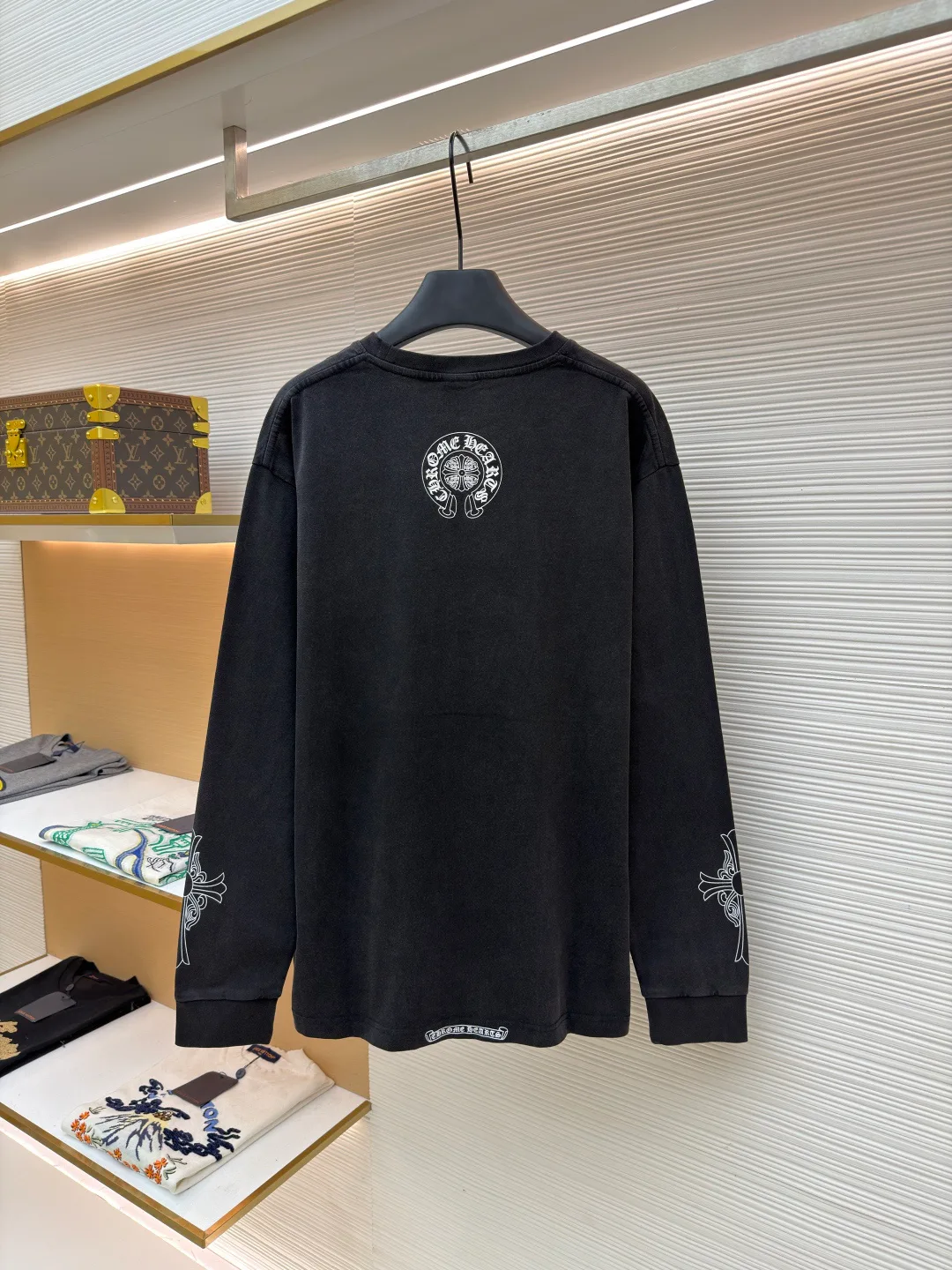 Лонгсливы Мужские Chrome Hearts 10452220