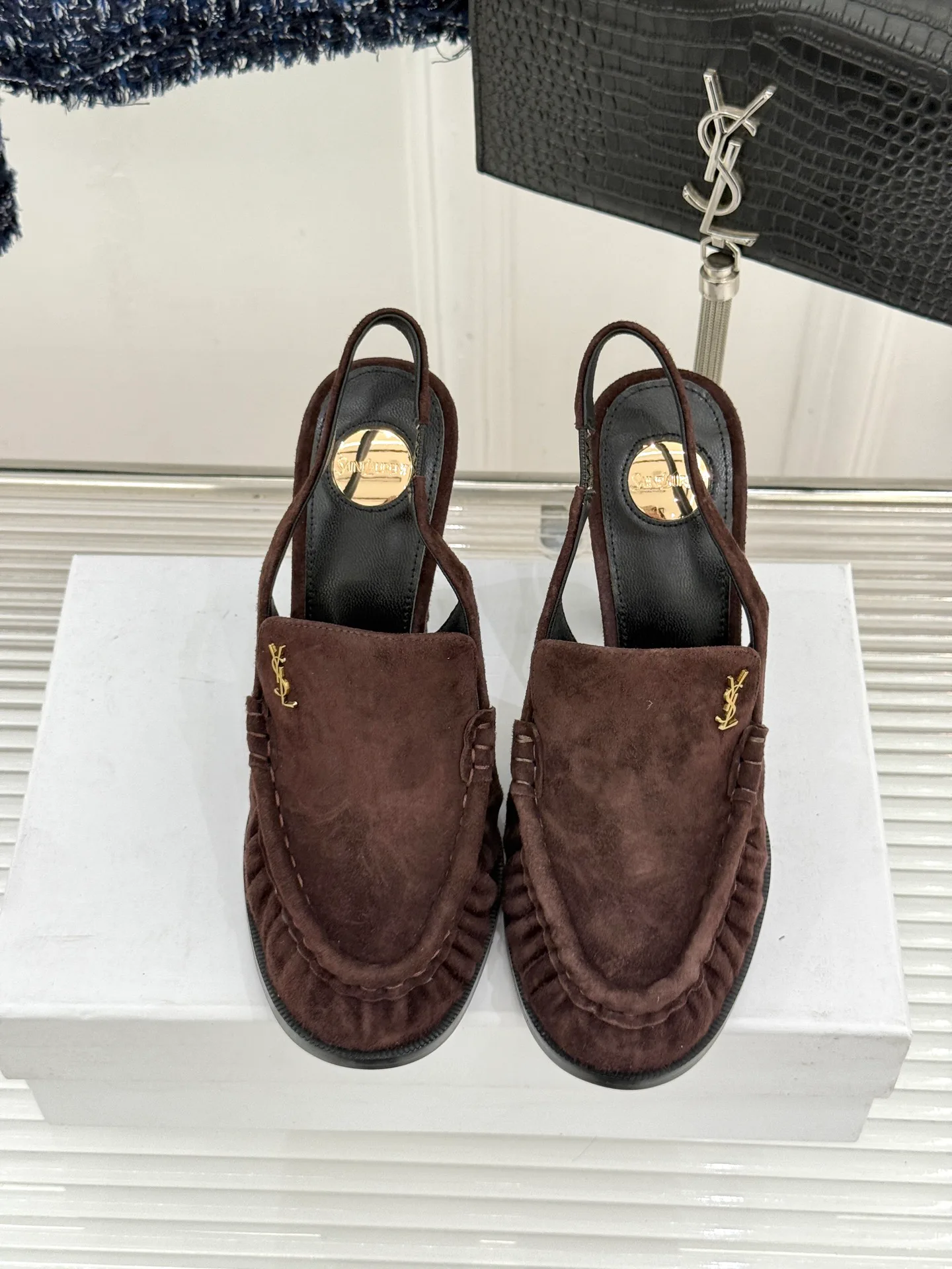 Босоножки Женские Saint Laurent 11312315