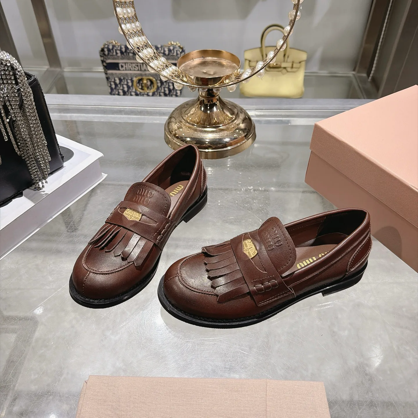 Лоферы И Мокасины Женские Miu Miu 18366849