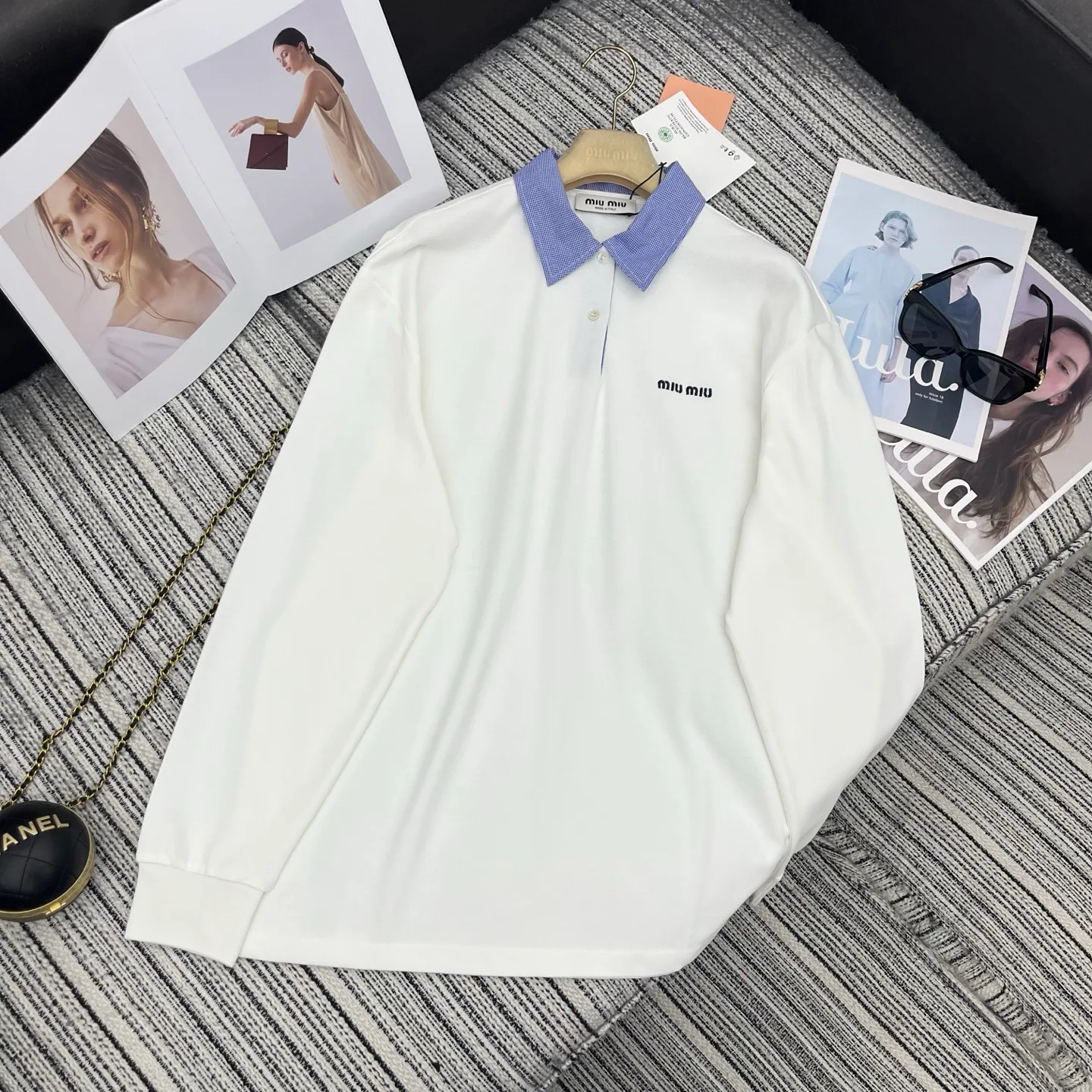 Лонгсливы Женские Miu Miu 11626863