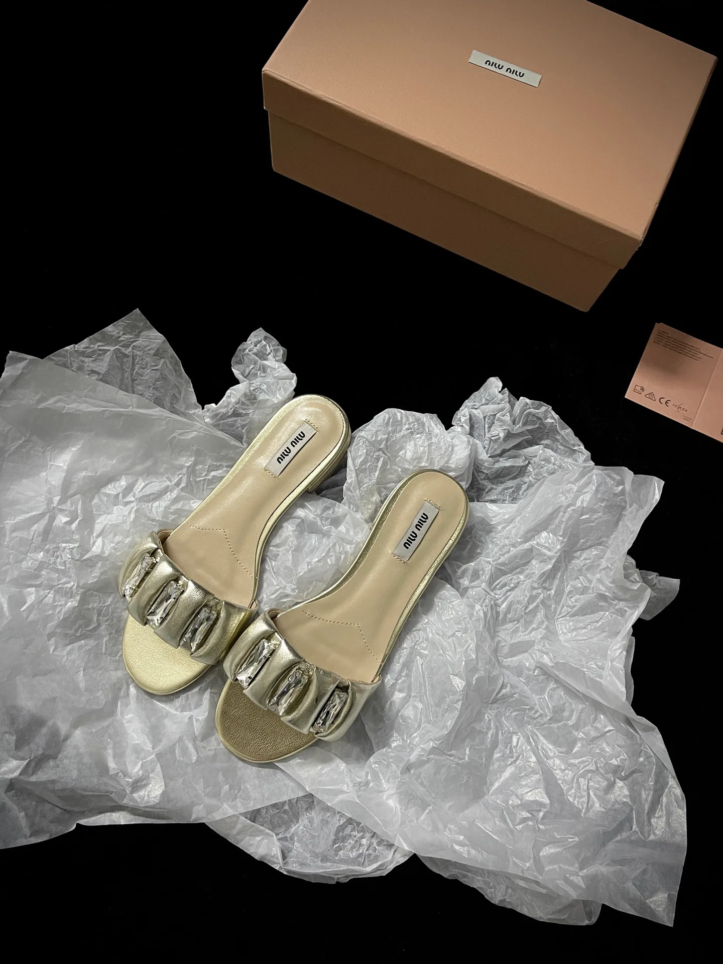 Шлепанцы Женские Miu Miu 11228