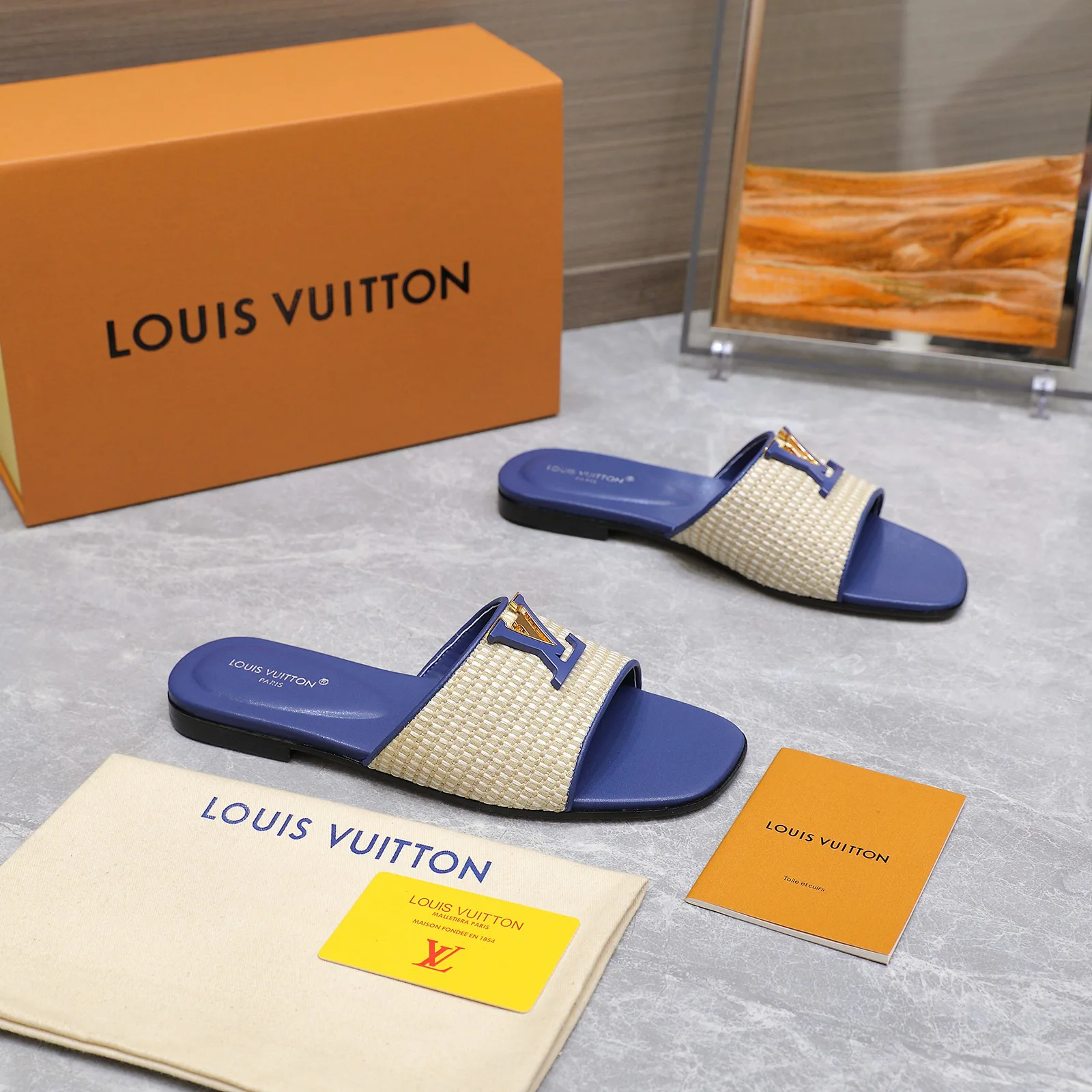 Шлепанцы Женские Louis Vuitton 491969