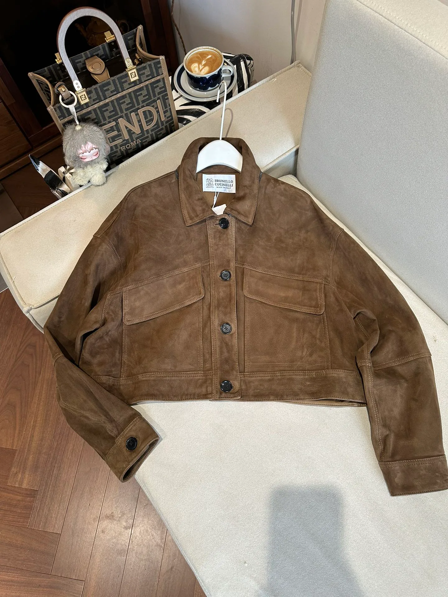 Кожаные Куртки И Дублёнки Женские Brunello Cucinelli 10867312