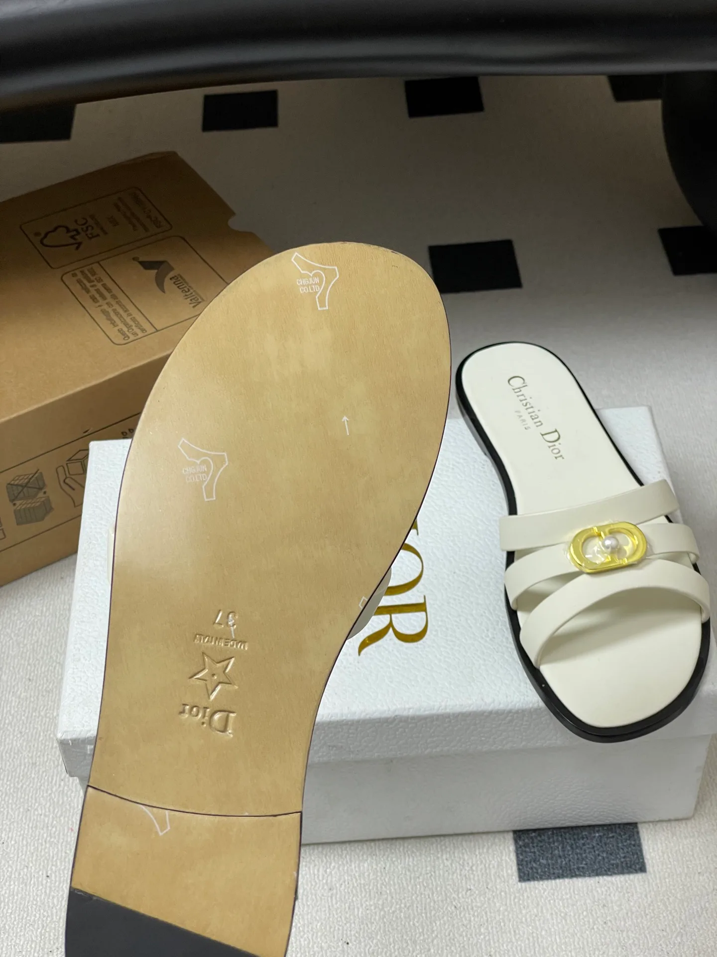 Шлепанцы Женские Christian Dior 300688