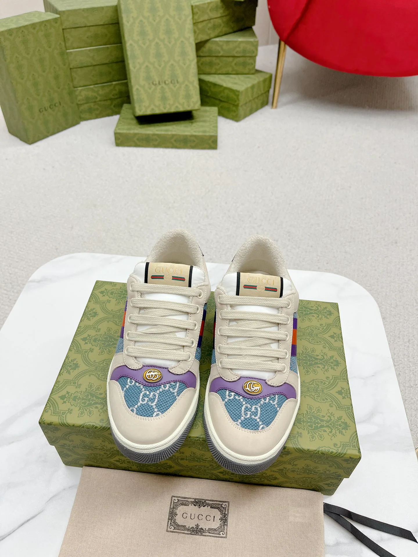 Кроссовки Женские Gucci 4784253