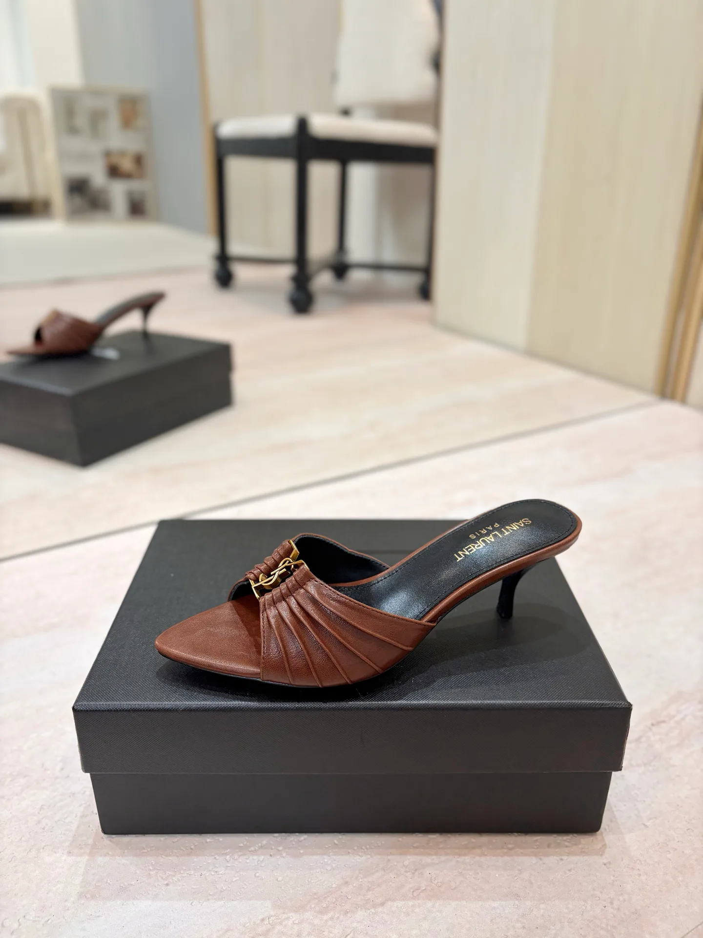 Мюли И Сабо Женские Saint Laurent 17476040