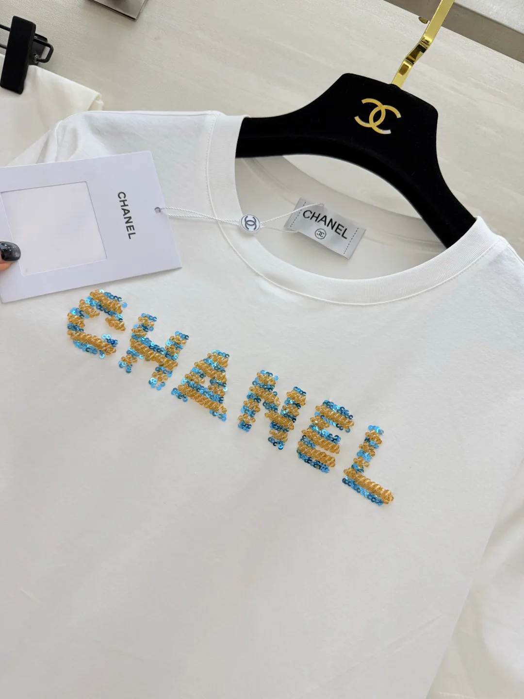 Футболки Женские Chanel 13583897