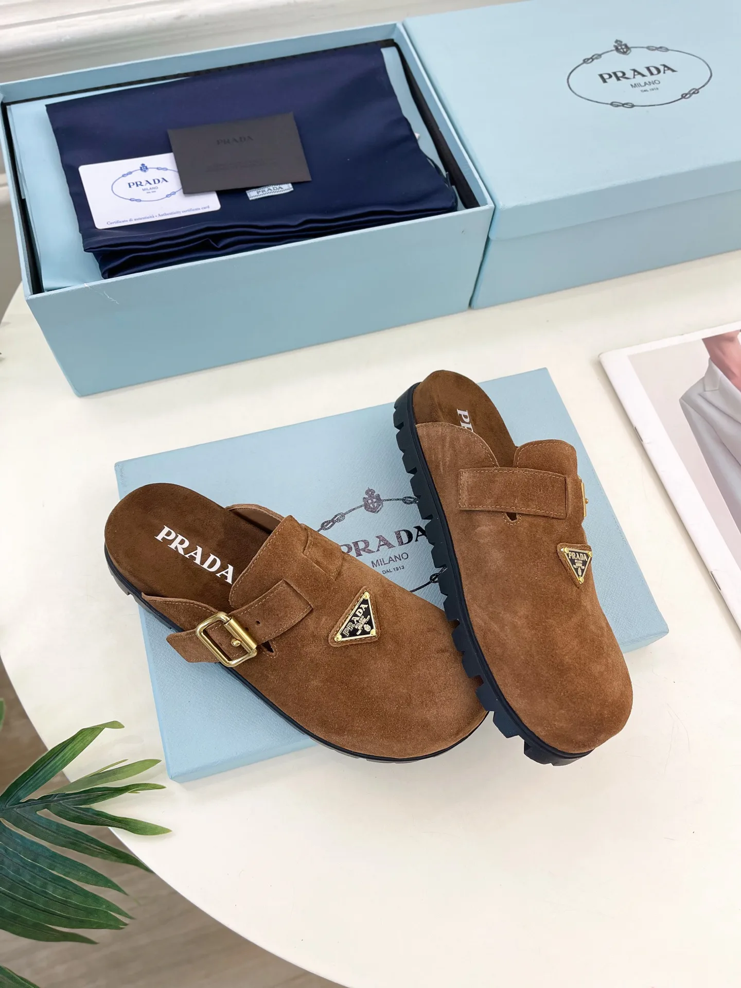 Мюли И Сабо Женские Prada 36068