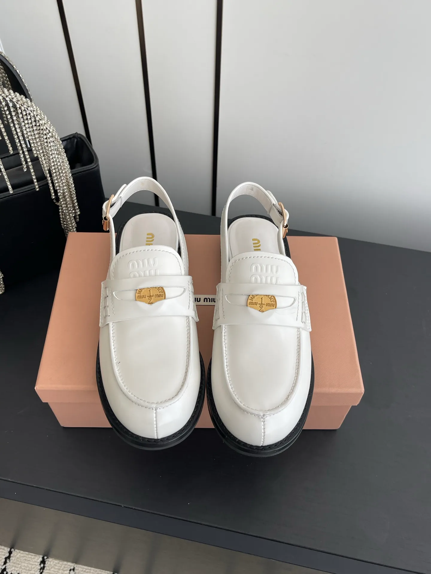 Лоферы И Мокасины Женские Miu Miu 11653281