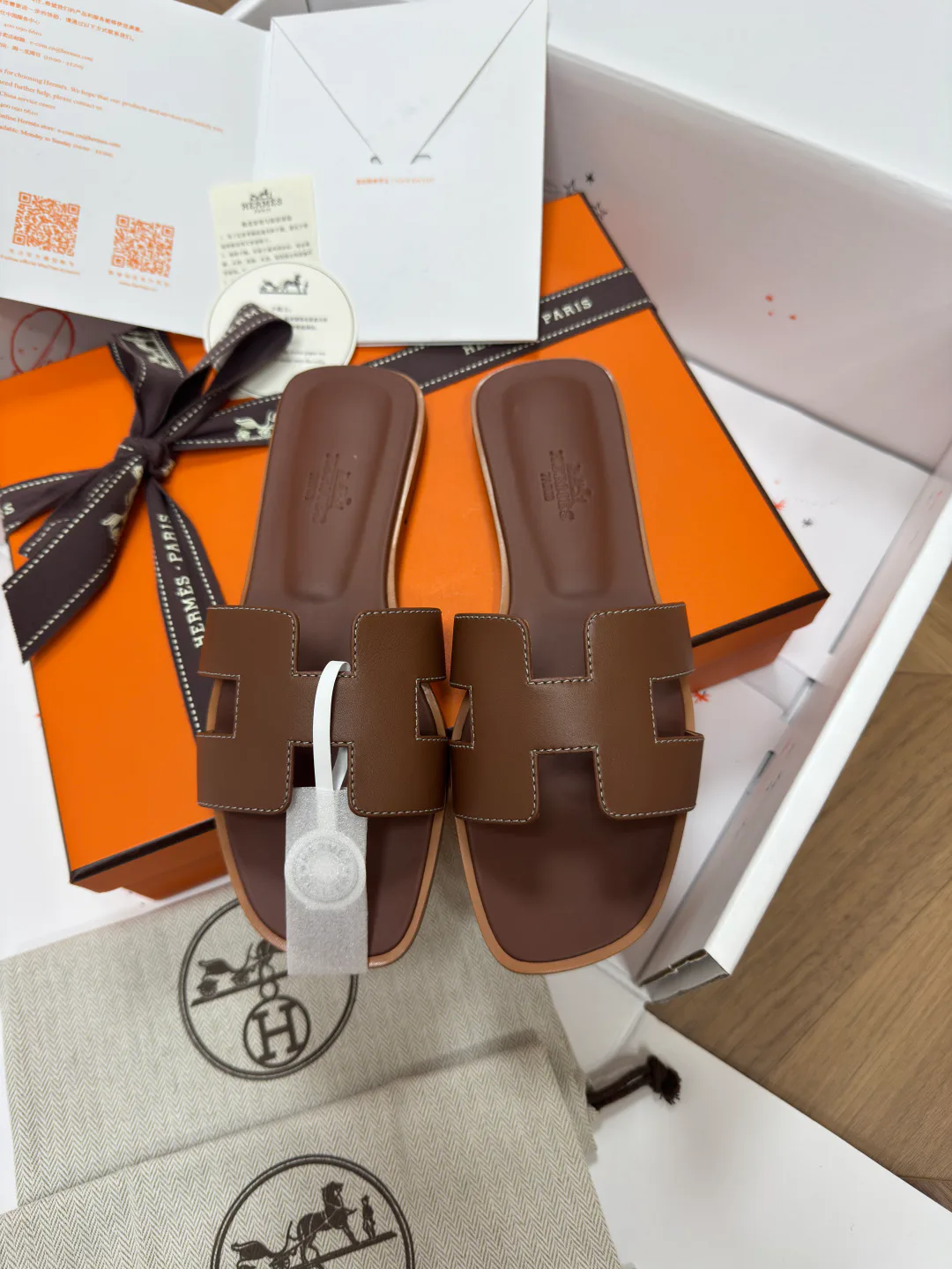 Шлепанцы Женские Hermes 1727215
