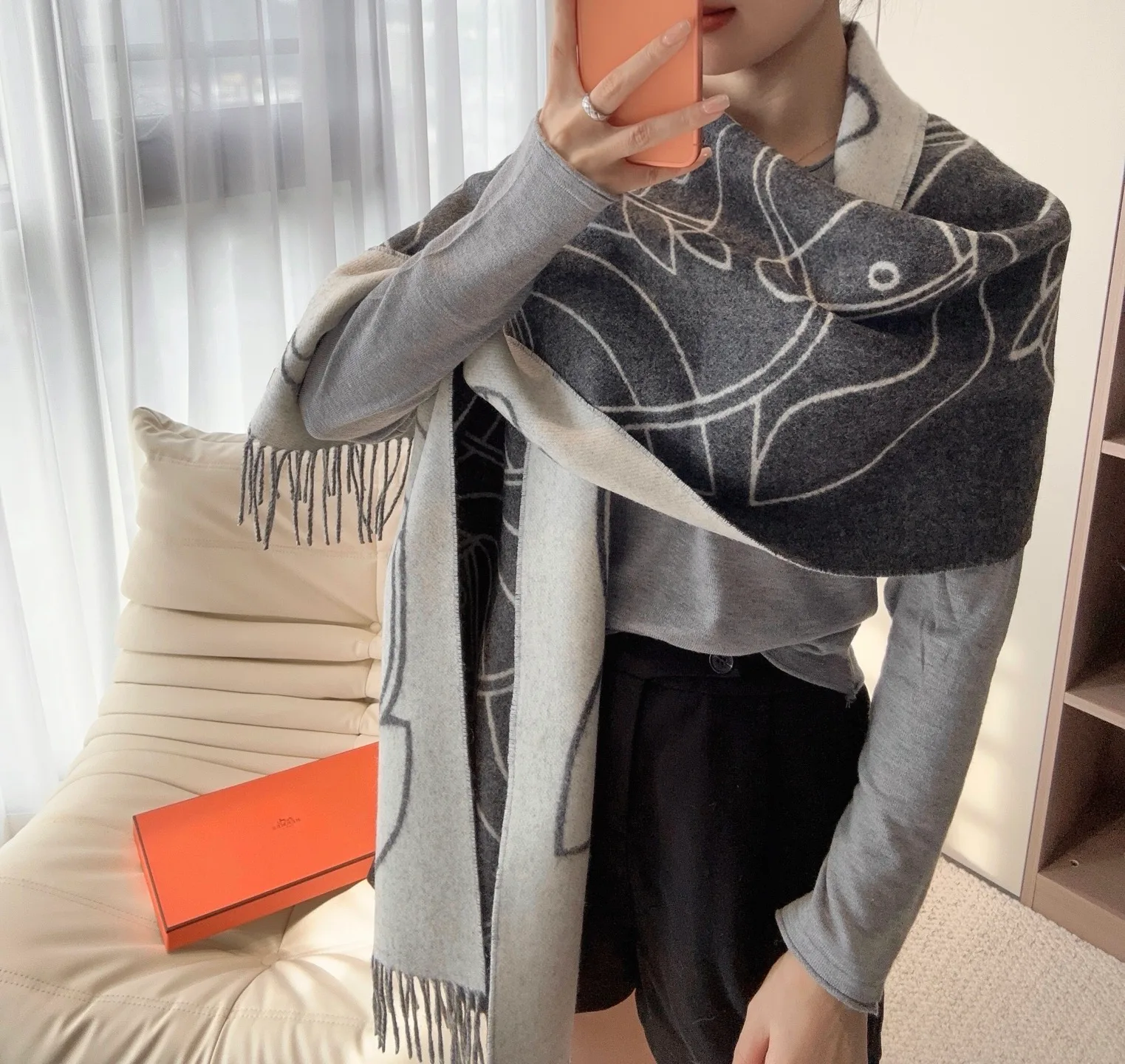 Шарфы Hermes 18105406