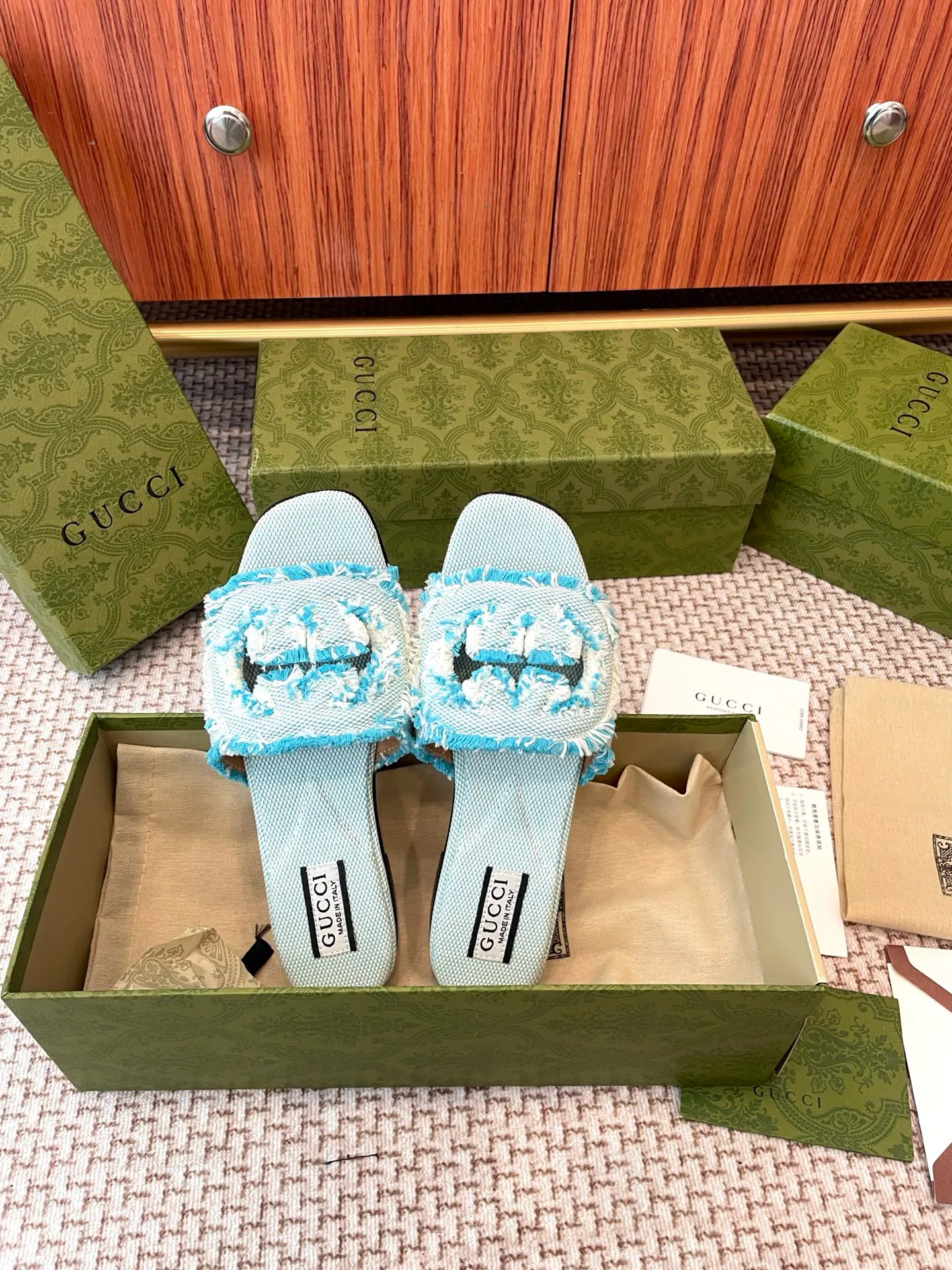 Шлепанцы Женские Gucci 32253