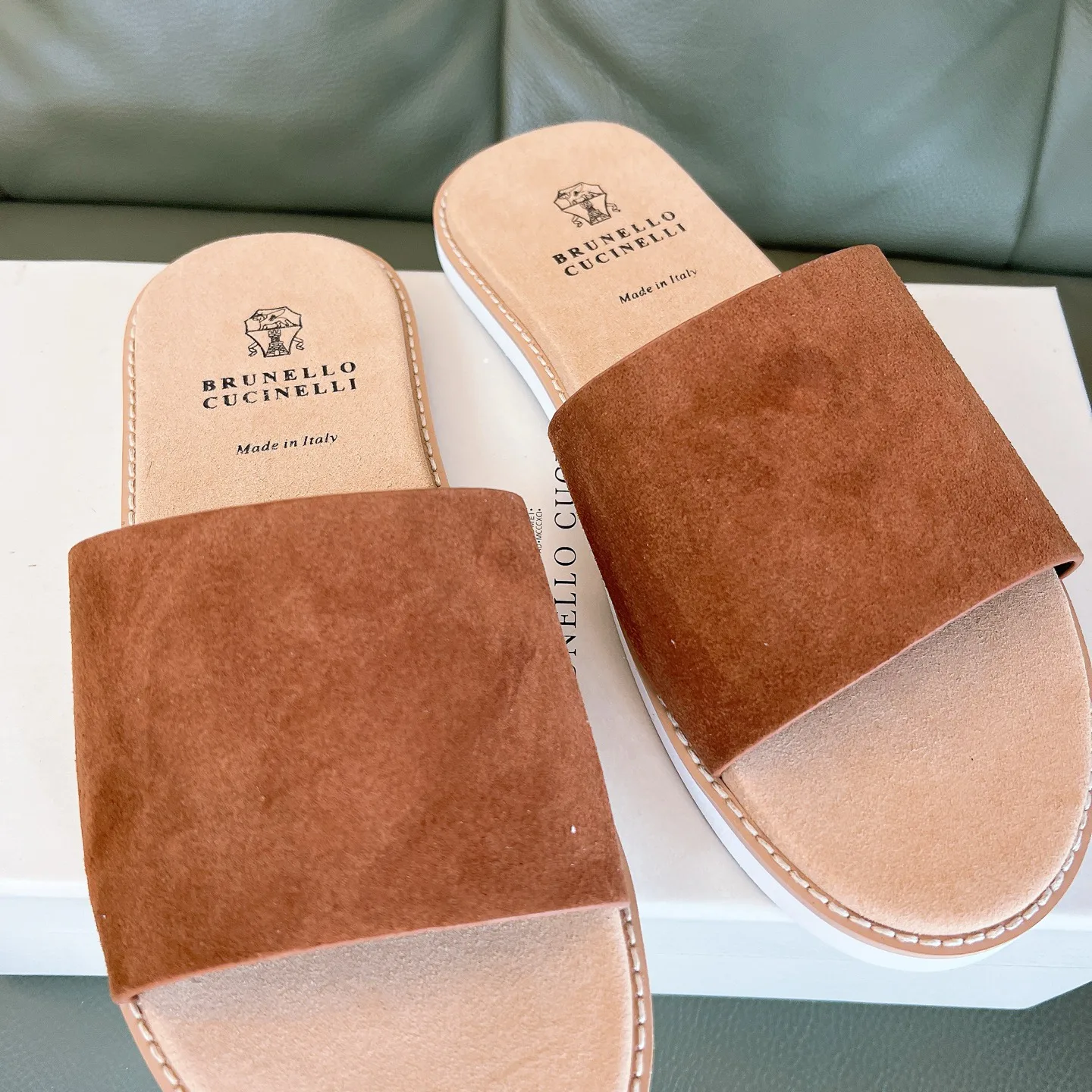 Шлепанцы Мужские Brunello Cucinelli 5089157