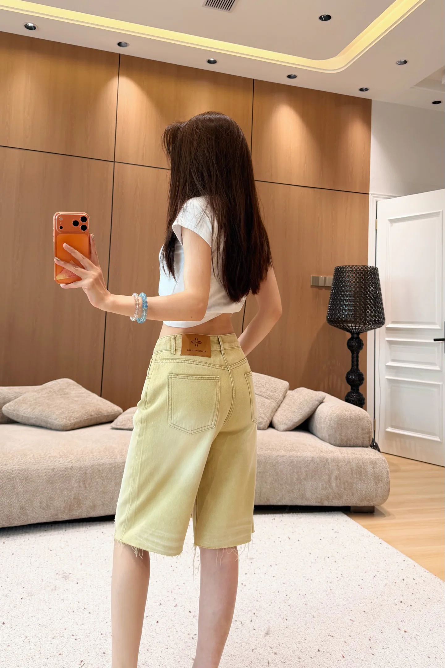 Шорты Женские Saint Laurent 12945589