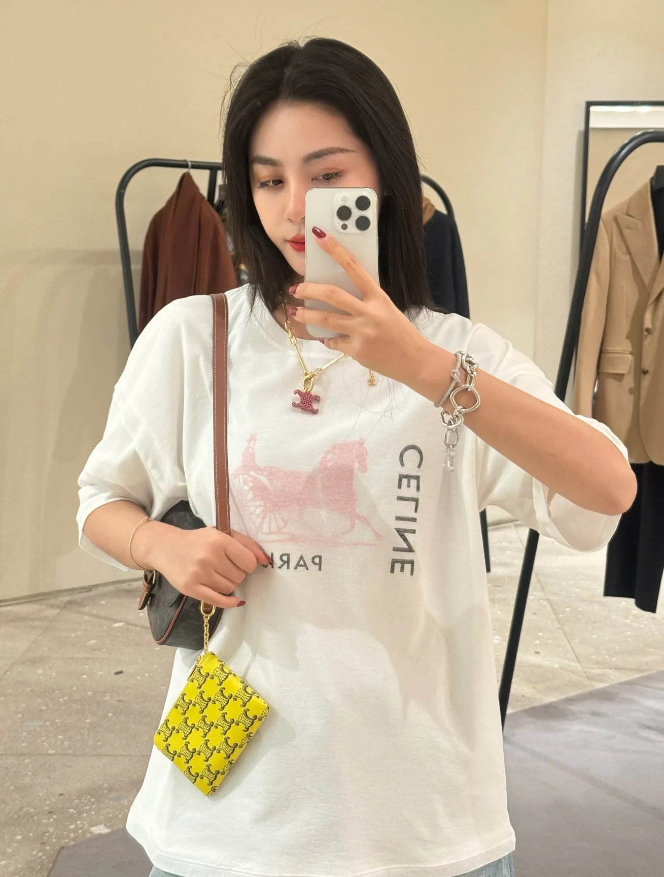 Футболки Женские Celine 2768593