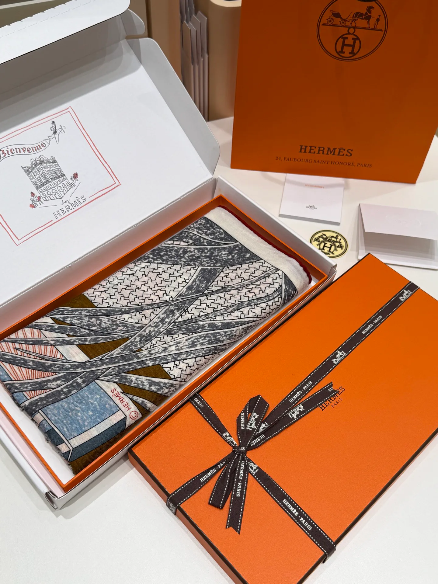 Шарфы Hermes 12793387