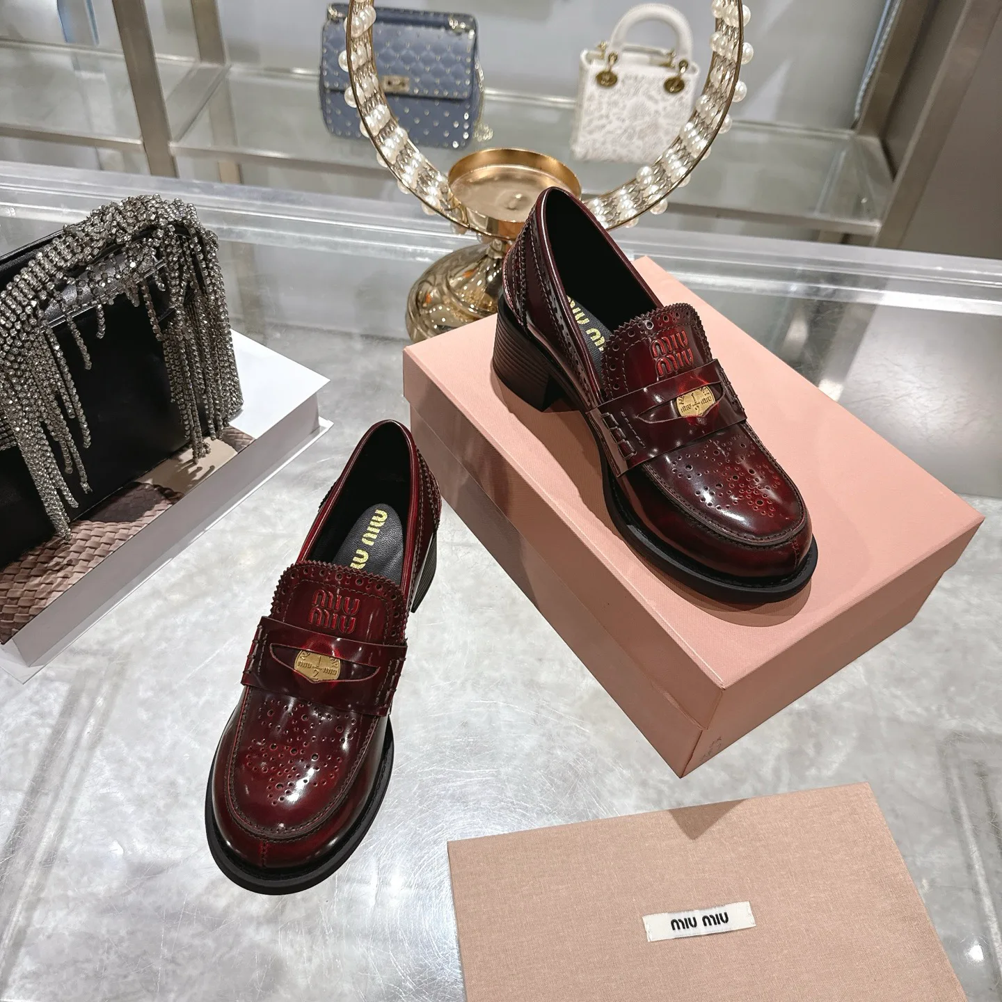 Лоферы Женские Miu Miu 397866
