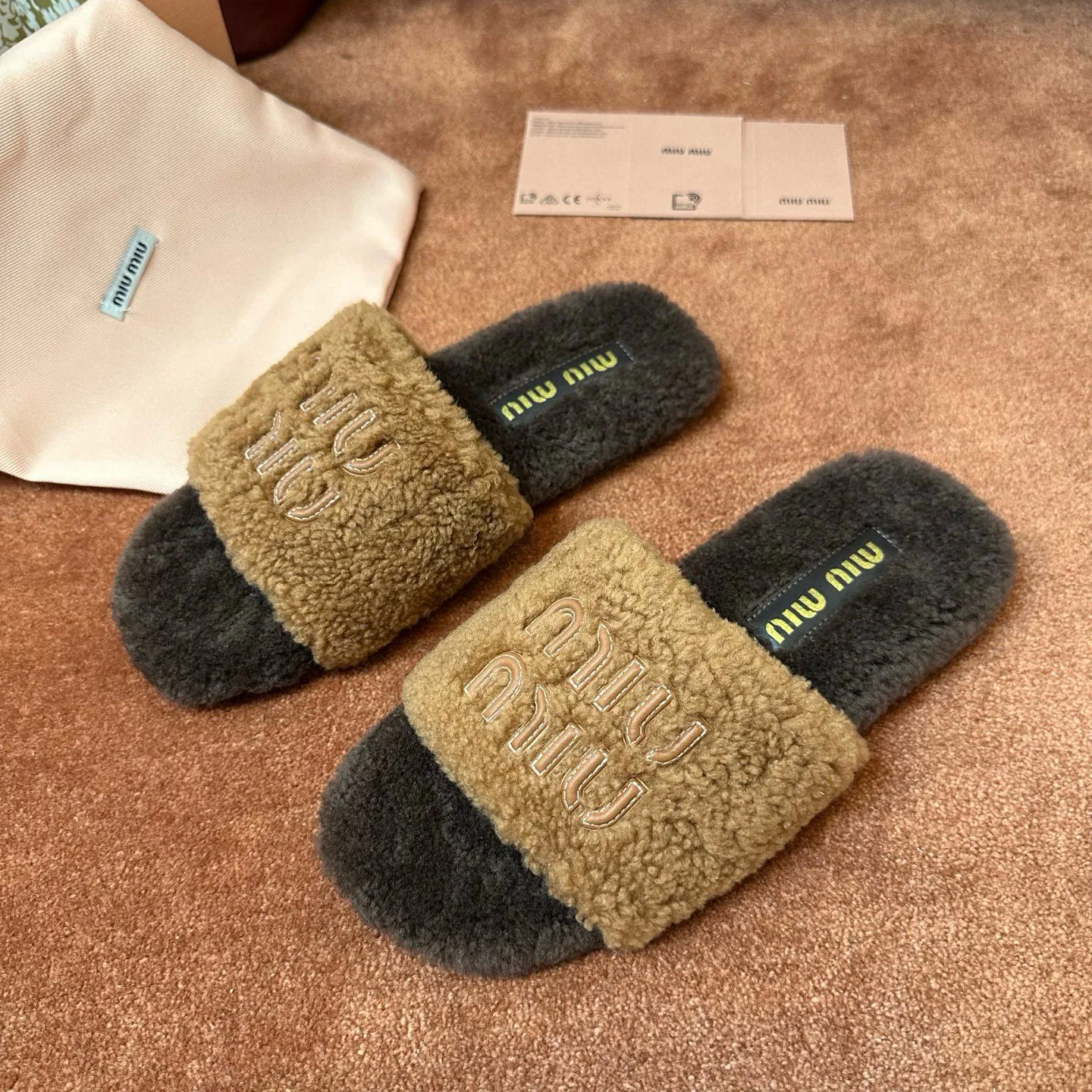 Тапочки Женские Miu Miu 698135