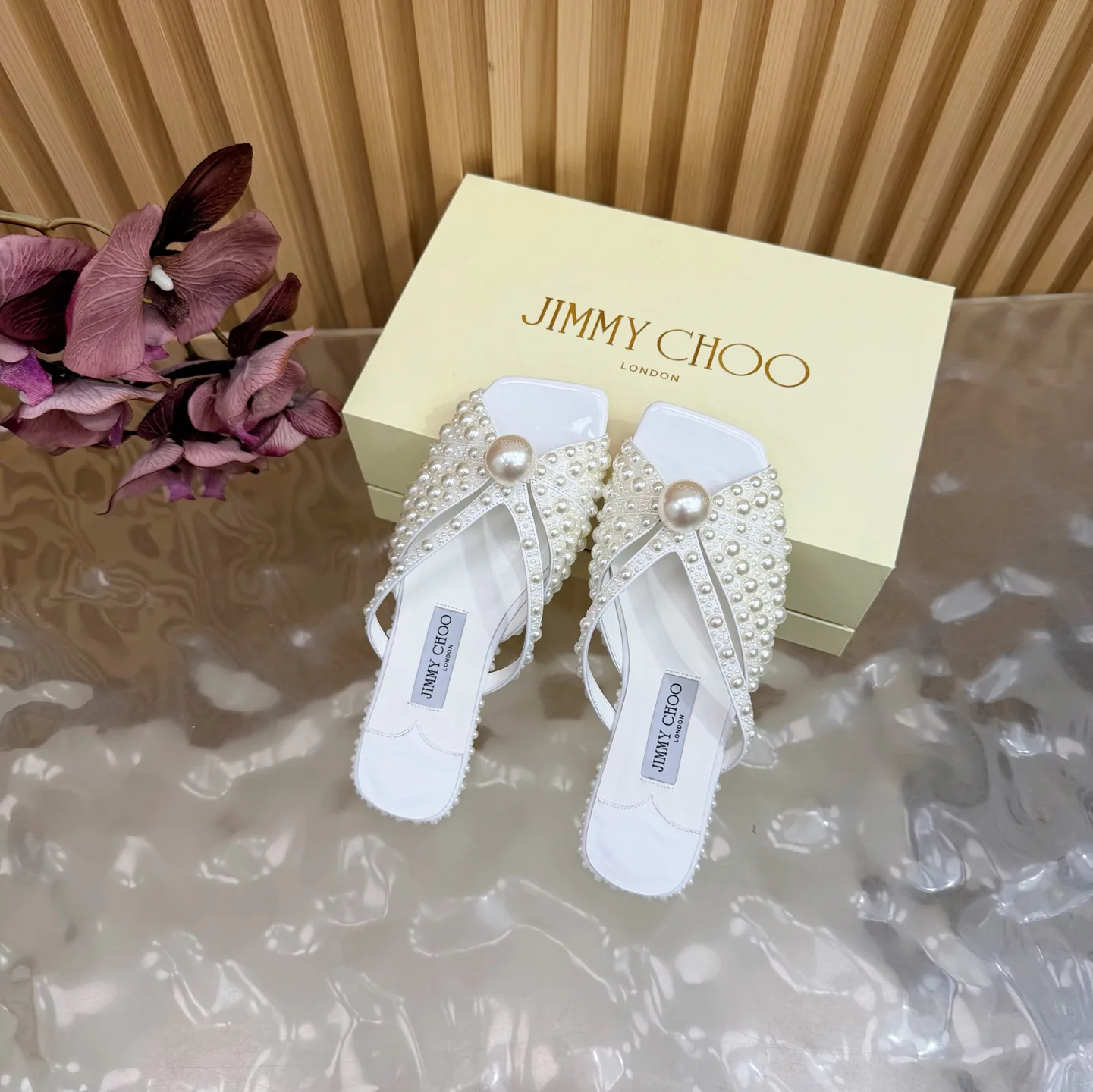 Шлепанцы Женские Jimmy Choo 629223
