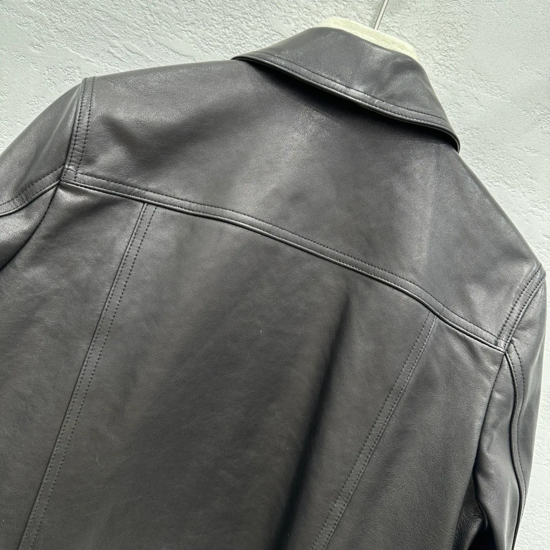 Кожаные Куртки И Дублёнки Женские Saint Laurent 18090068