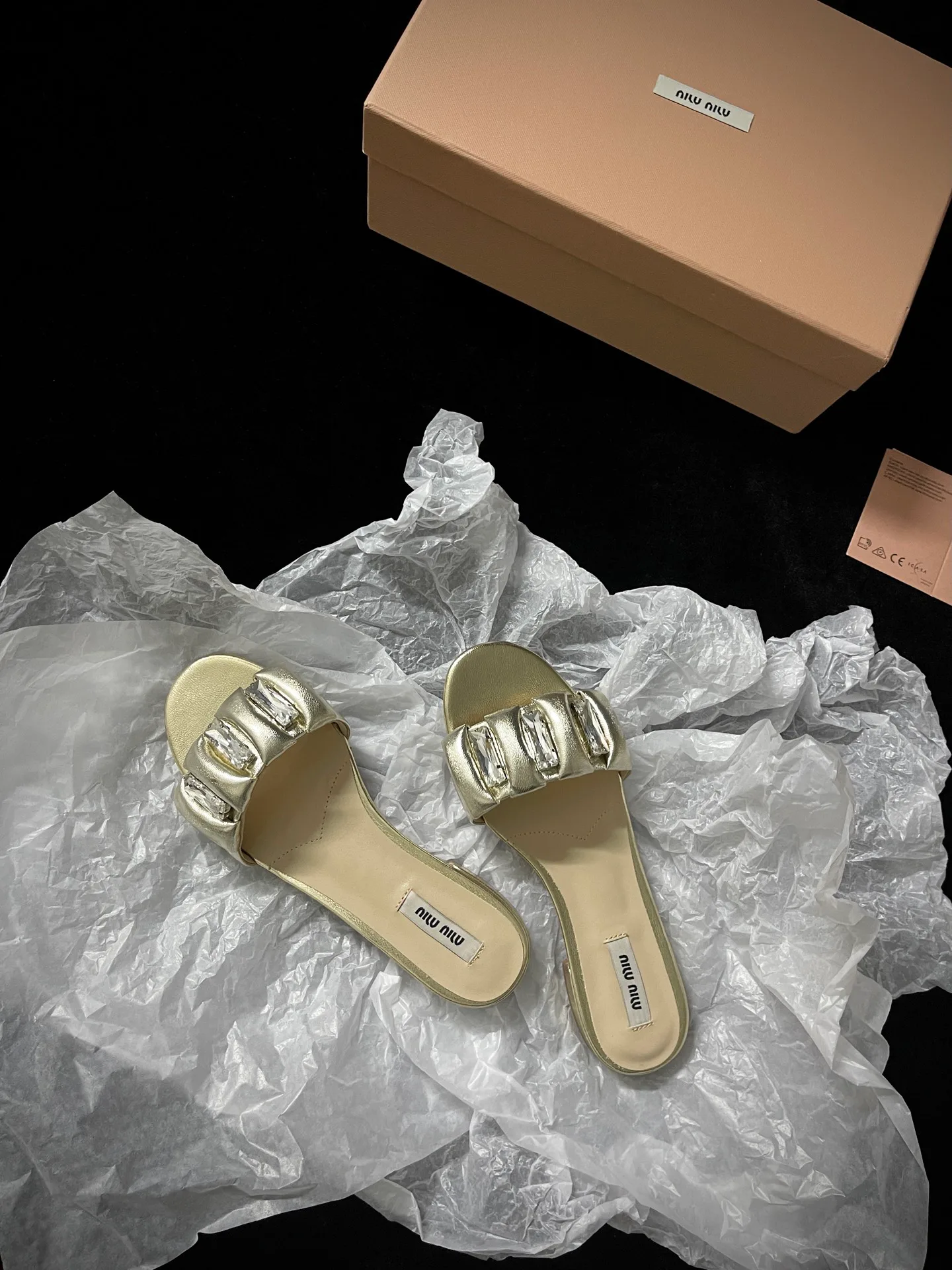 Шлепанцы Женские Miu Miu 11228