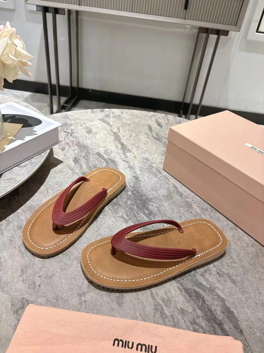 Шлепанцы Женские Miu Miu 11689090