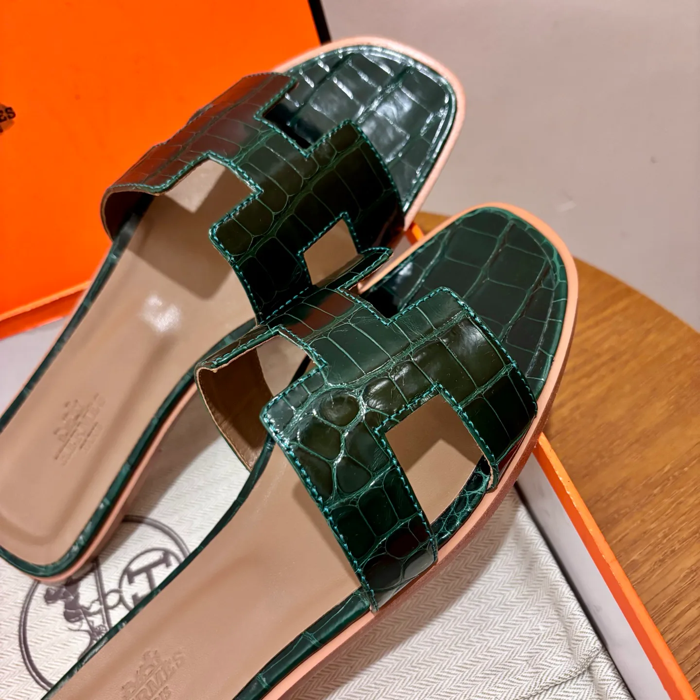 Шлепанцы Женские Hermes 4503980