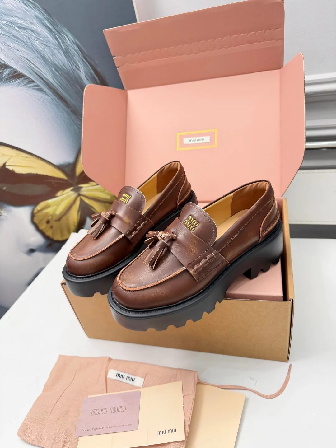 Лоферы И Мокасины Женские Miu Miu 17906634
