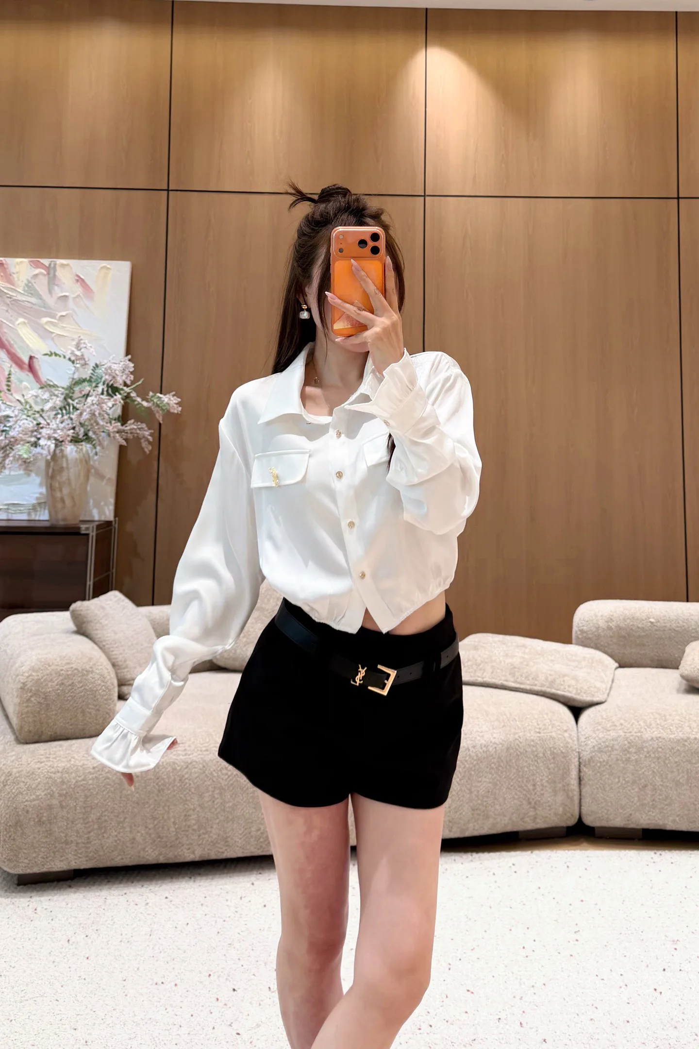 Рубашки Женские Saint Laurent 11884237
