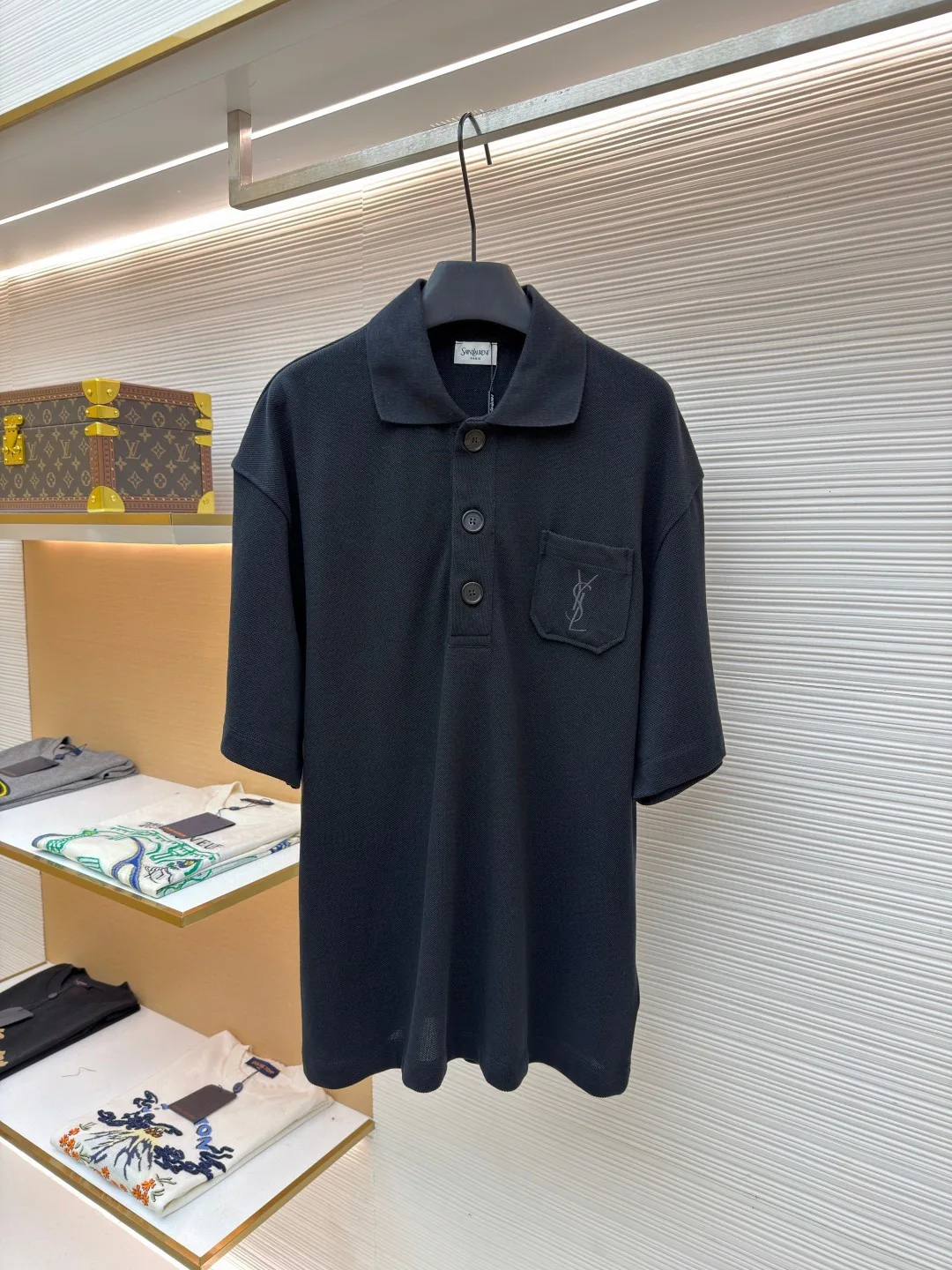 Рубашки Мужские Saint Laurent 5405635