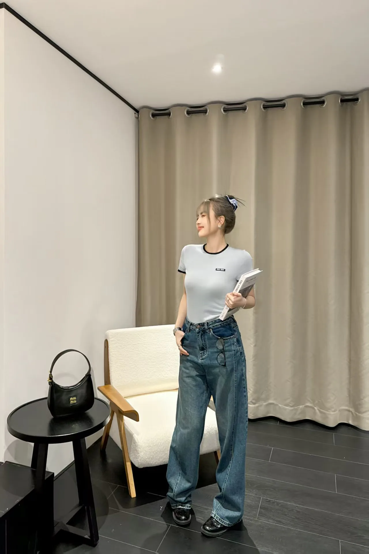 Футболки Женские Miu Miu 26037