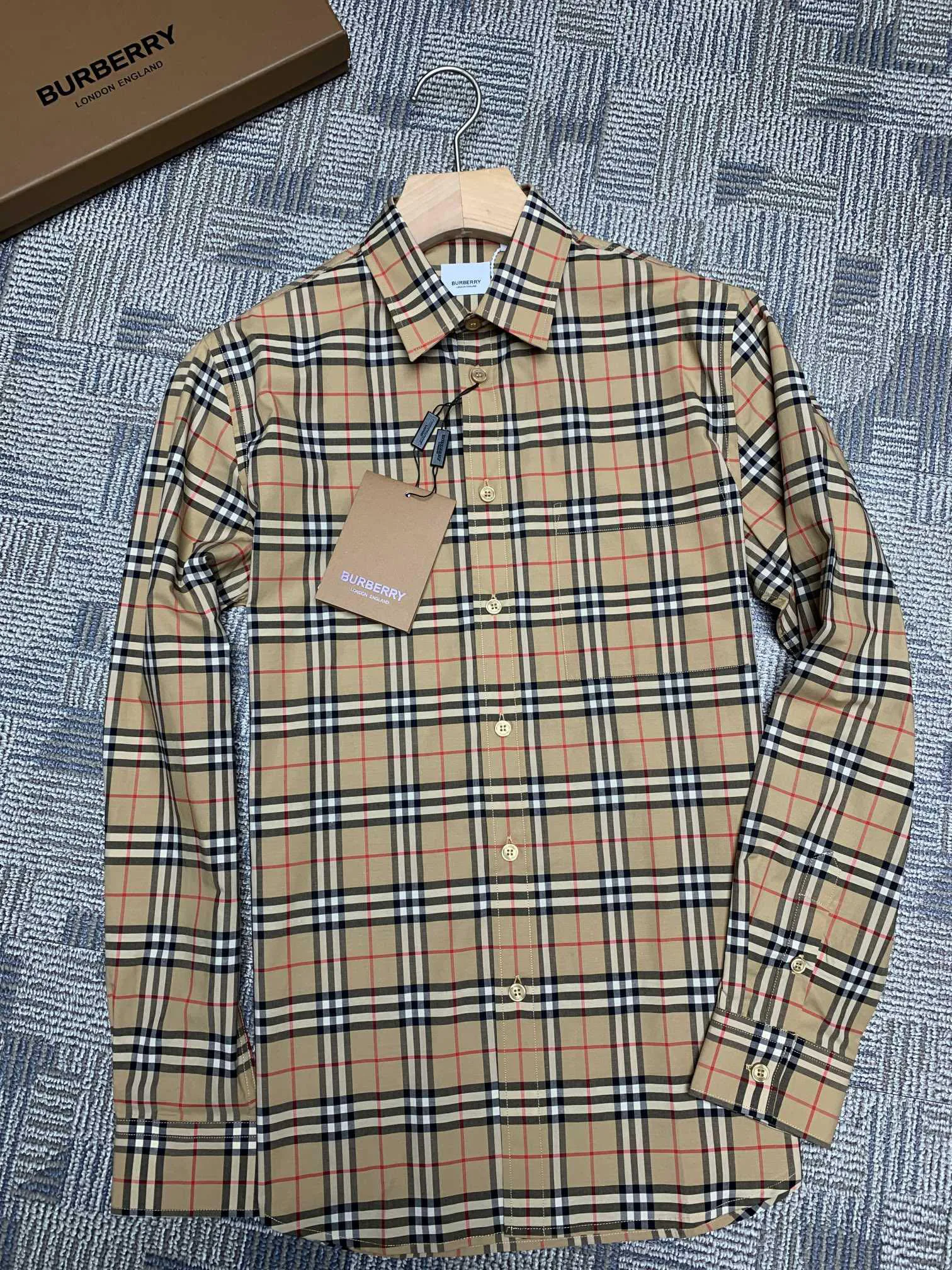 Рубашки Мужские Burberry 17967408