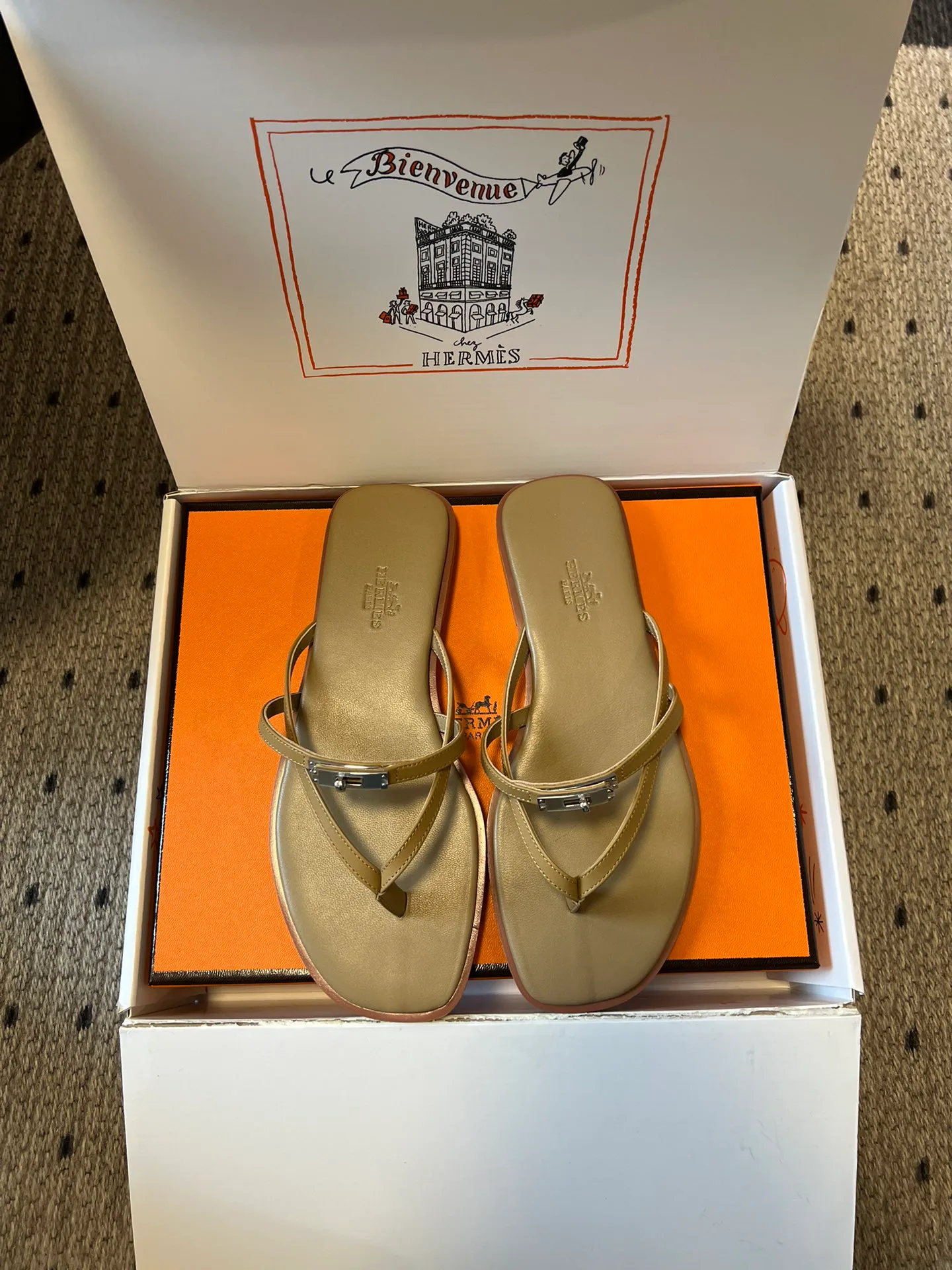 Шлепанцы Женские Hermes 10209520