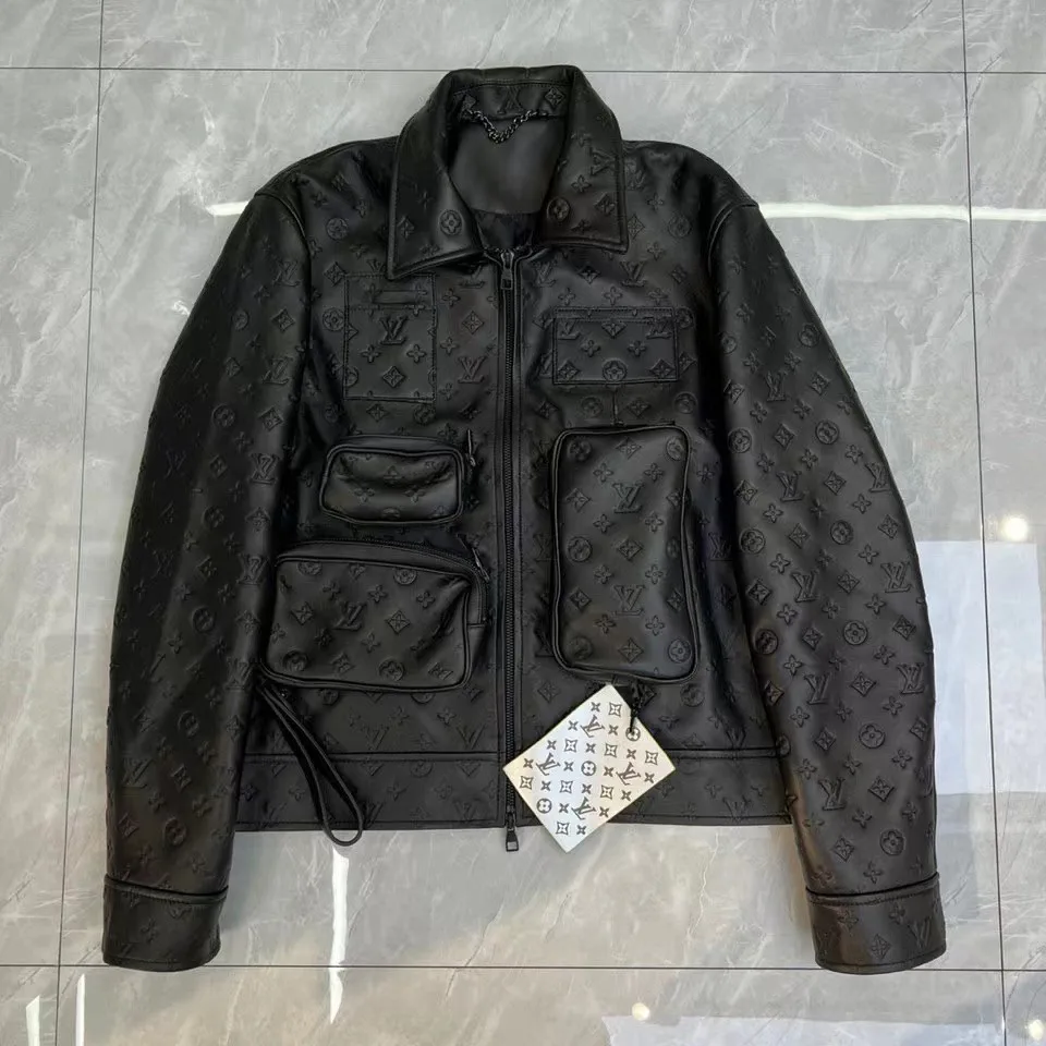 Кожаные Куртки И Дублёнки Мужские Louis Vuitton 10088567