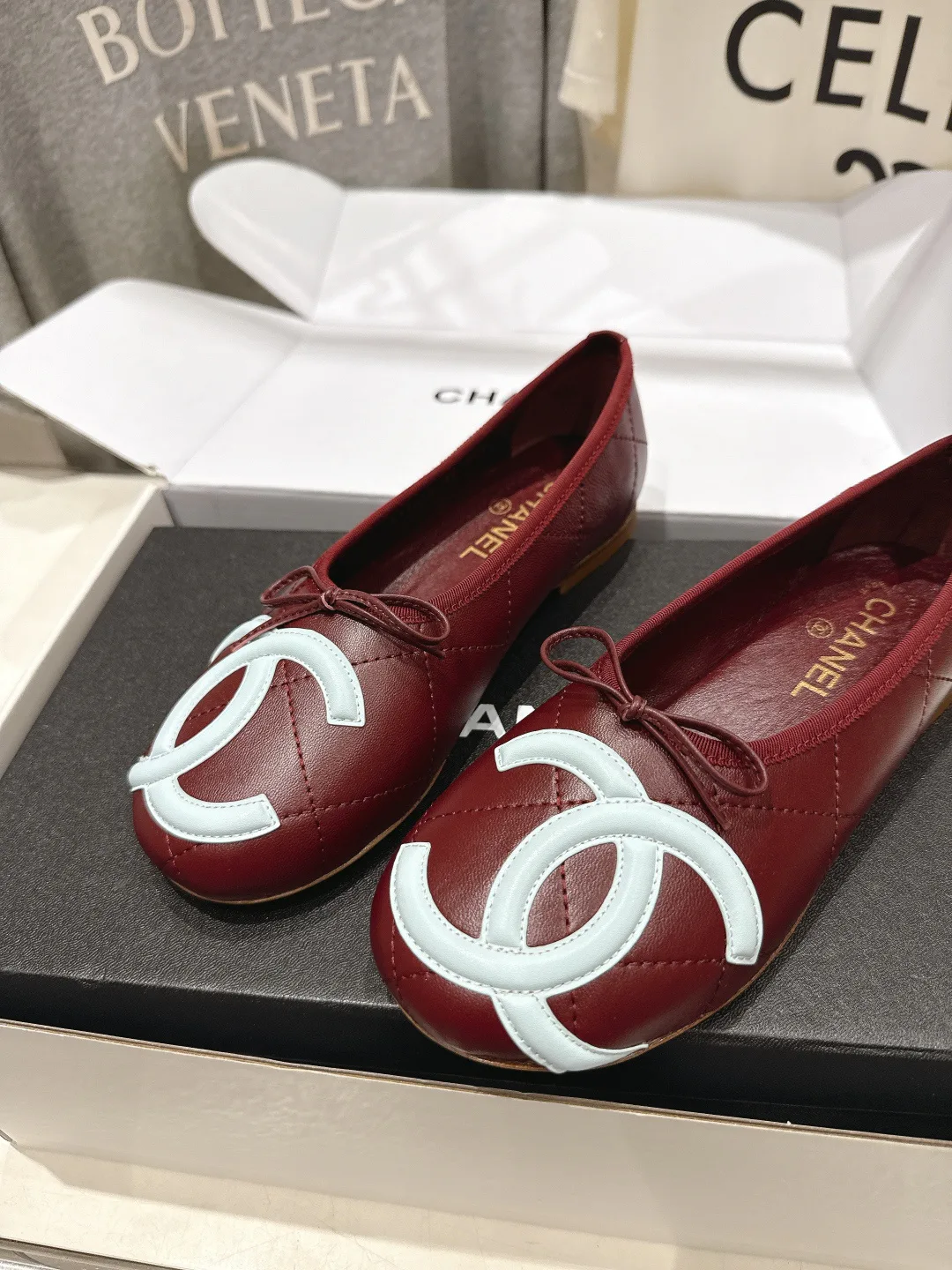 Балетки Женские Chanel 17637887