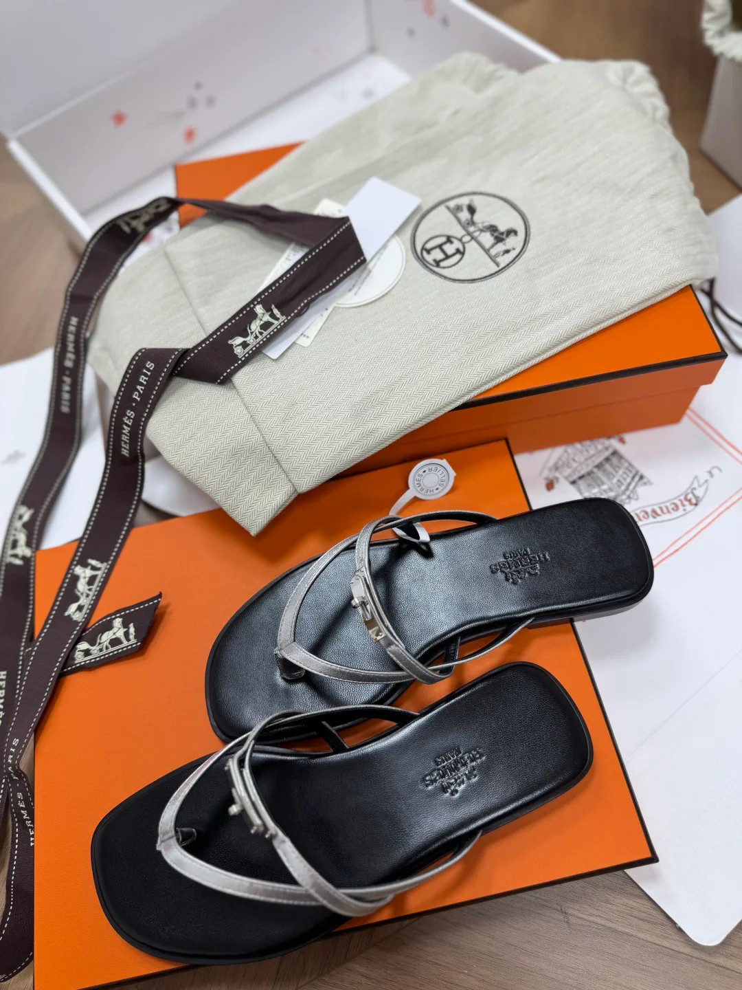Шлепанцы Женские Hermes 13930285