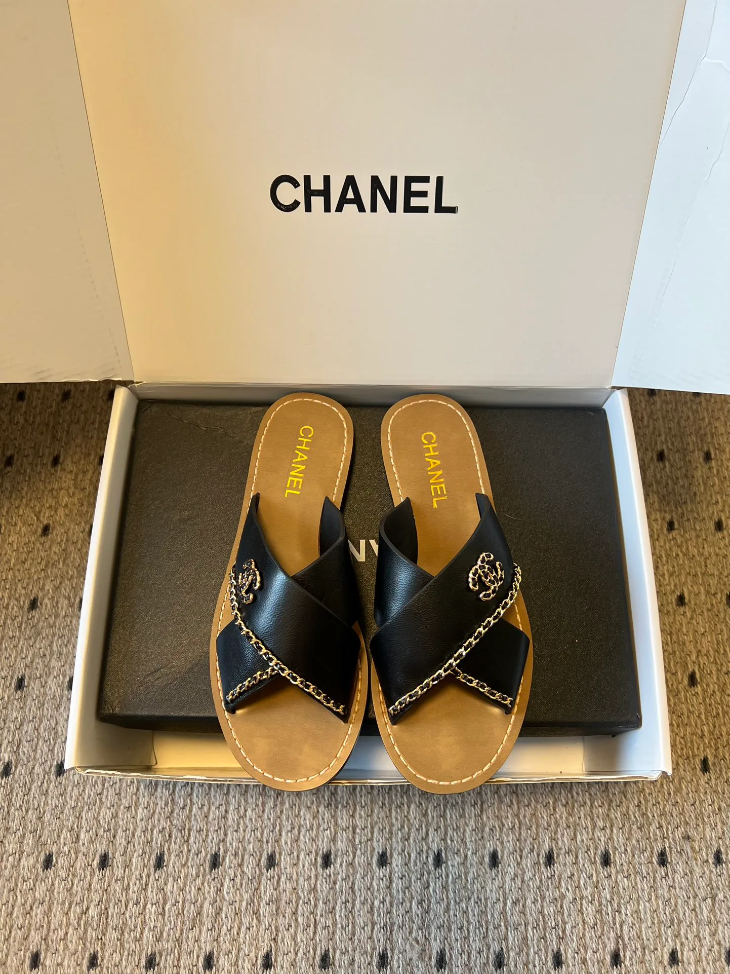 Шлепанцы Женские Chanel 1122455