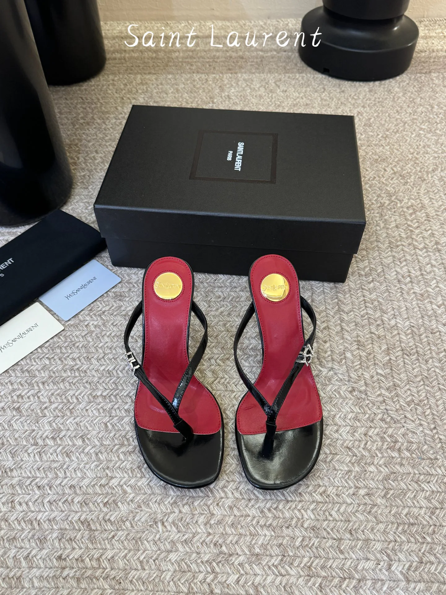 Босоножки Женские Saint Laurent 13077802