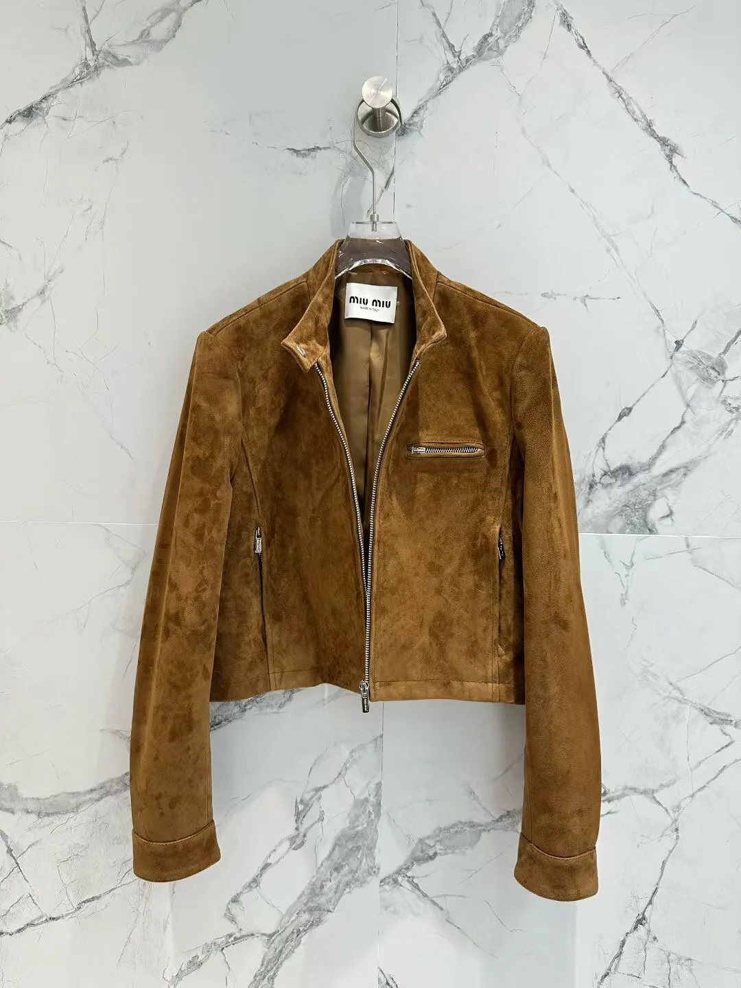 Кожаные Куртки И Дублёнки Женские Miu Miu 11428969