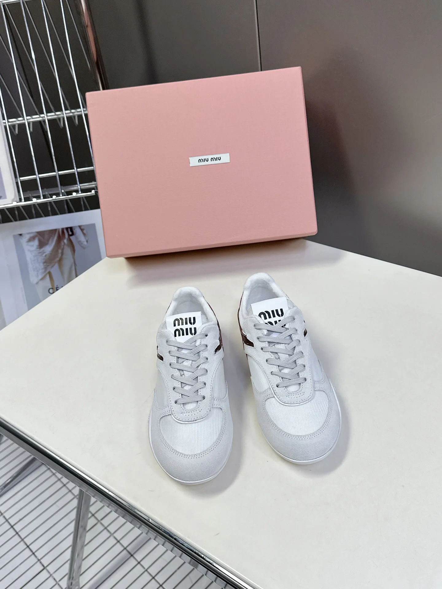 Кроссовки Женские Miu Miu 21699