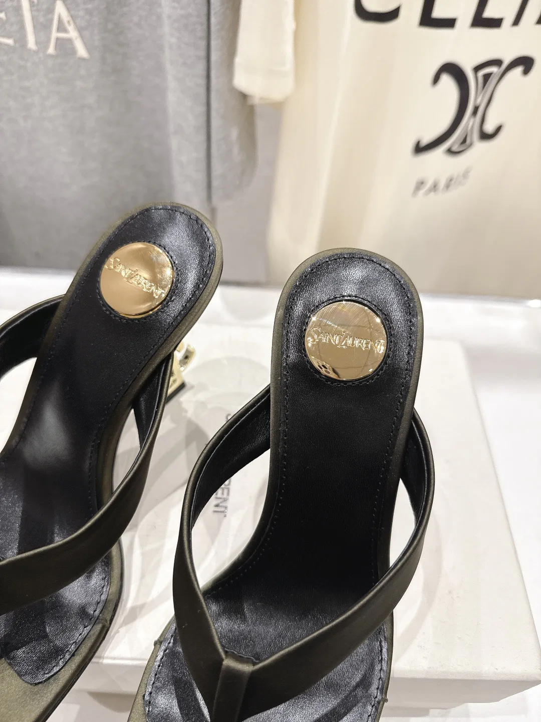 Босоножки Женские Saint Laurent 11623325