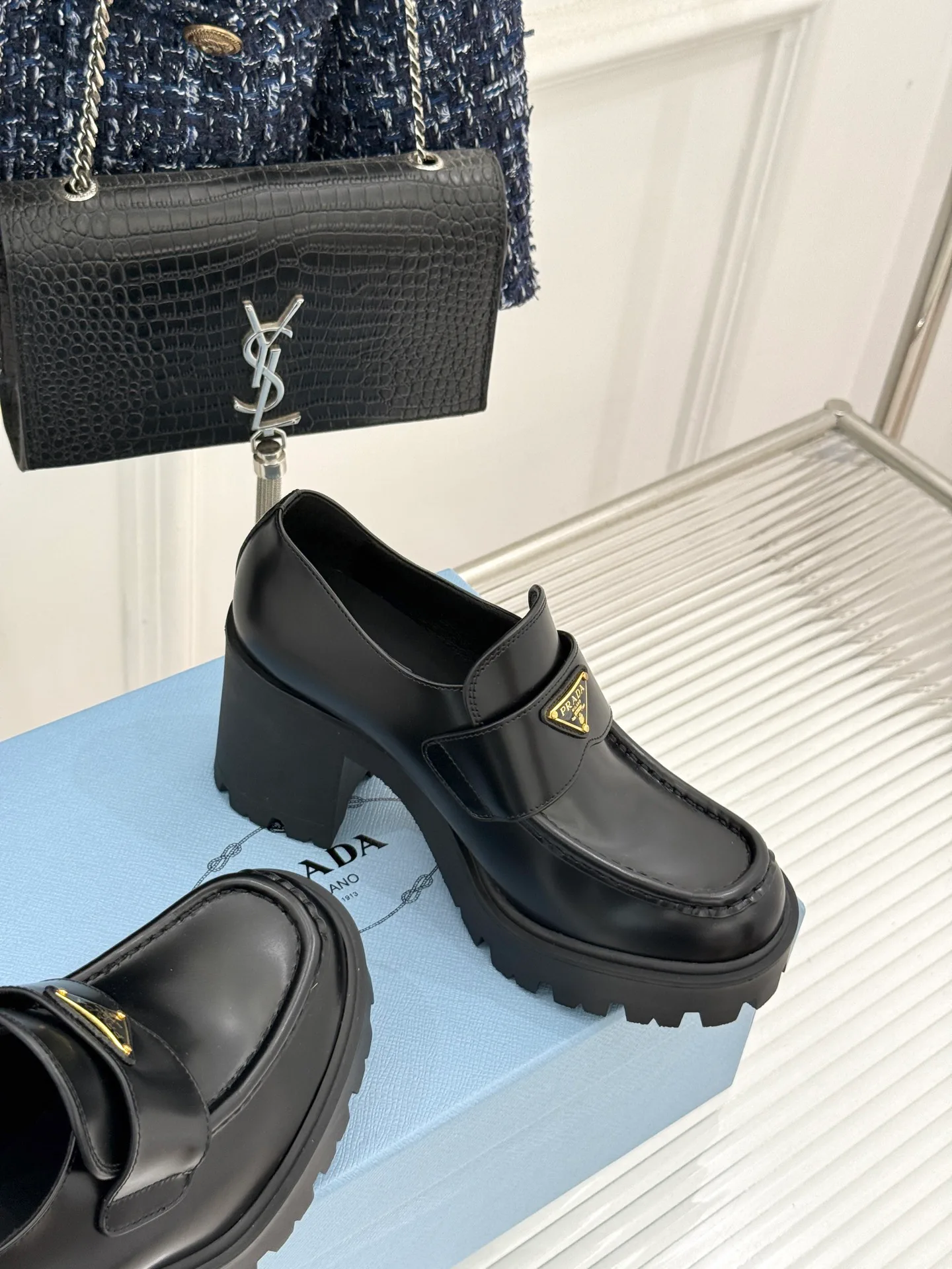 Лоферы И Мокасины Женские Prada 18780368