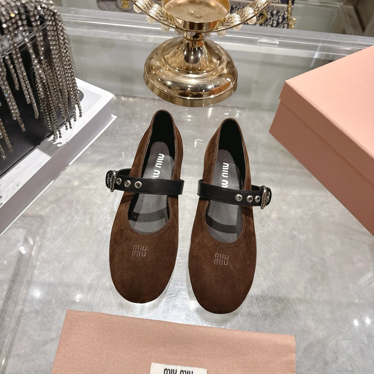 Балетки Женские Miu Miu 11677174