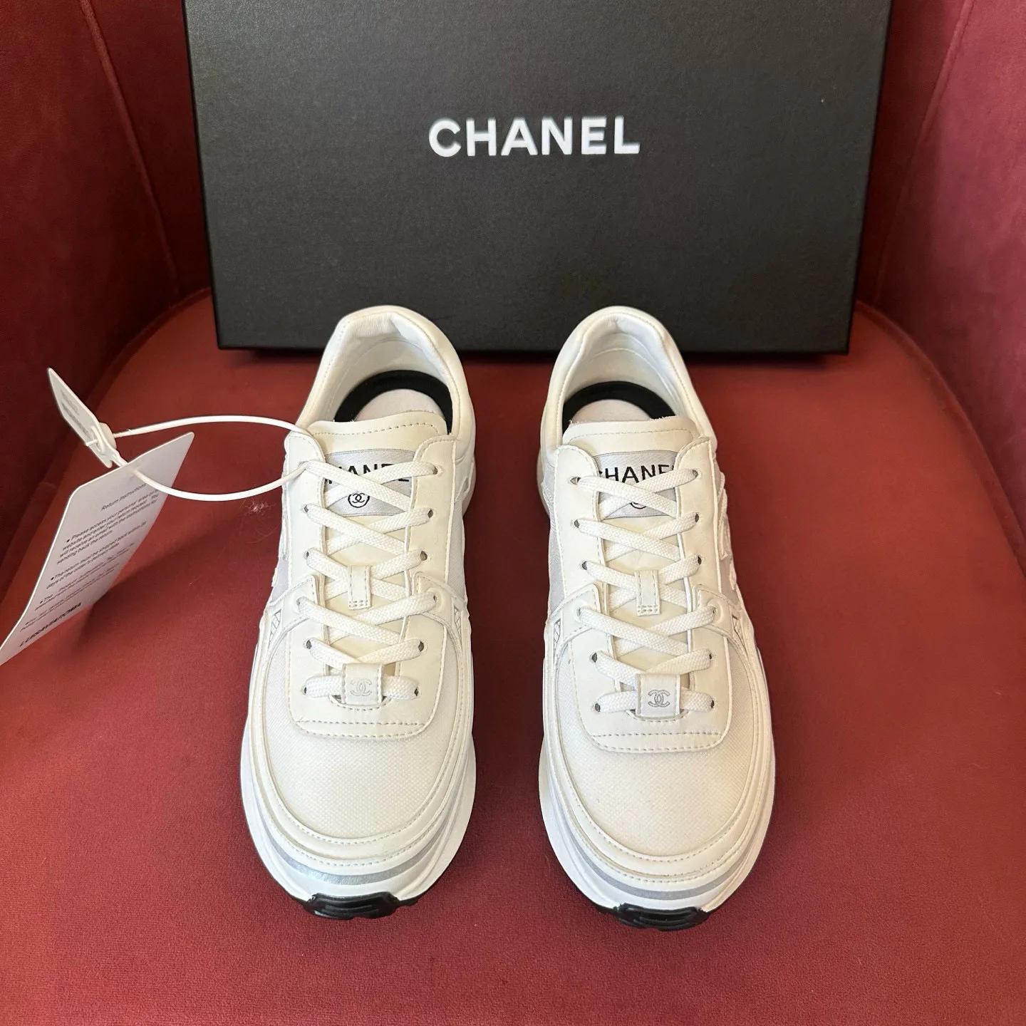 Кроссовки Женские Chanel 1248641