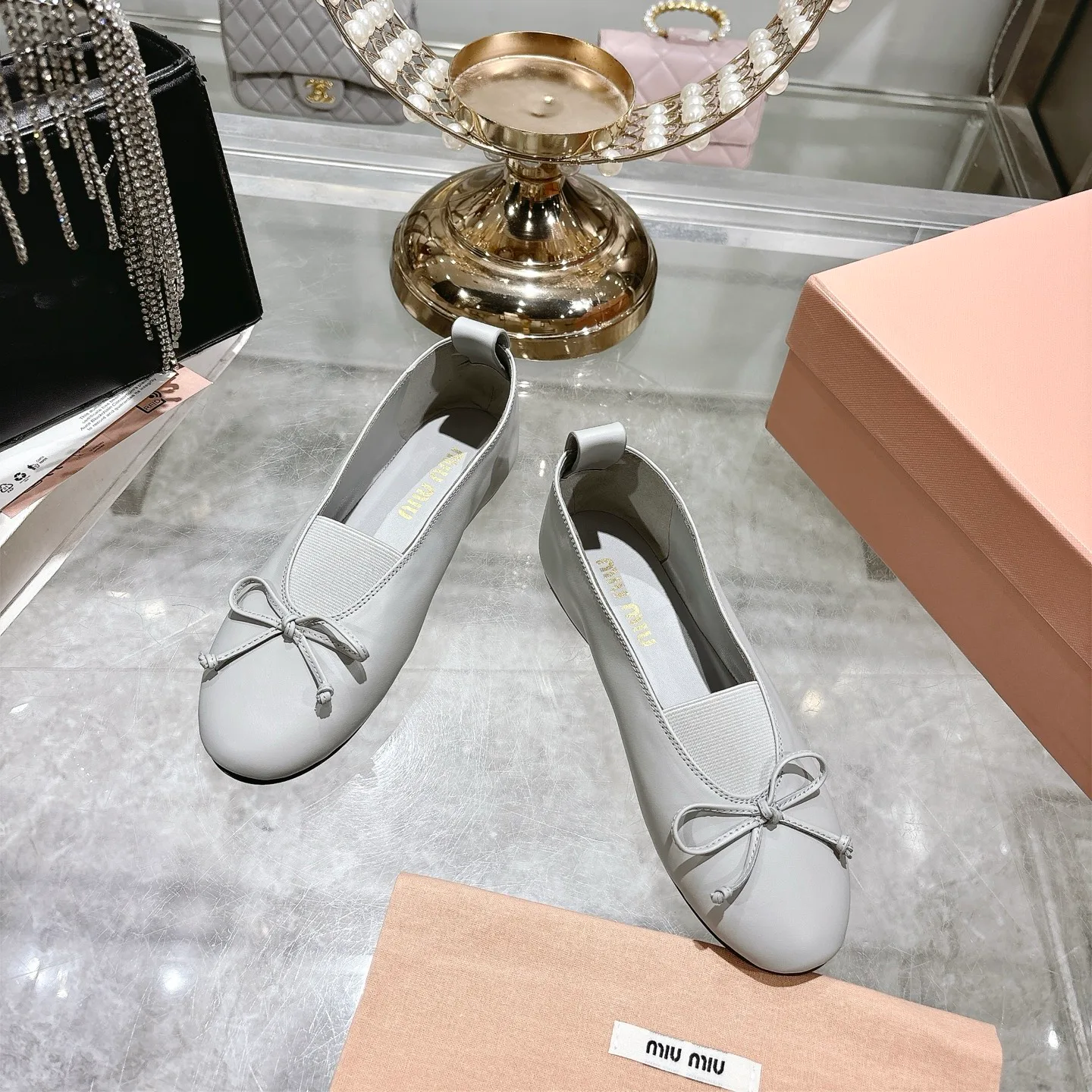 Балетки Женские Miu Miu 397831