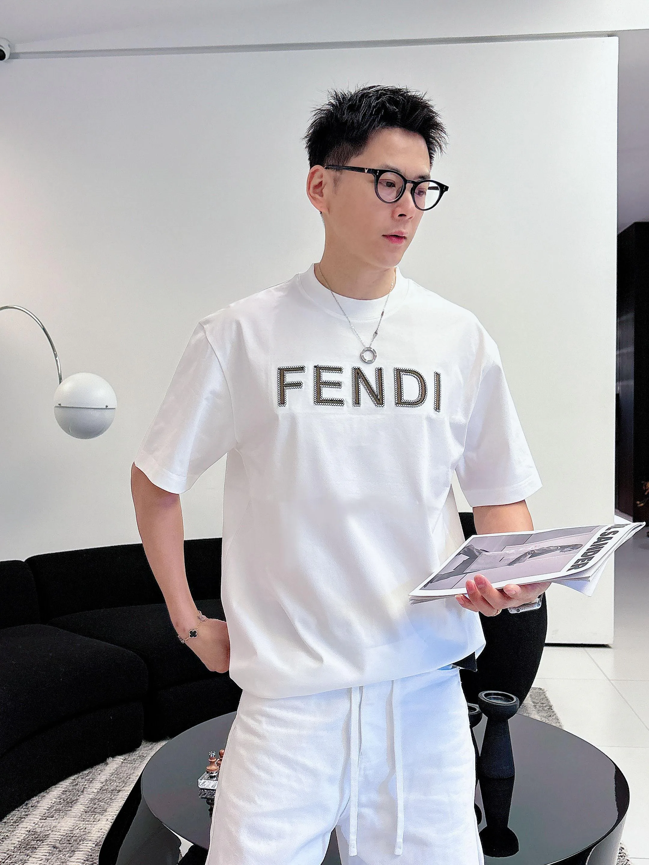 Футболки Мужские Fendi 9526534